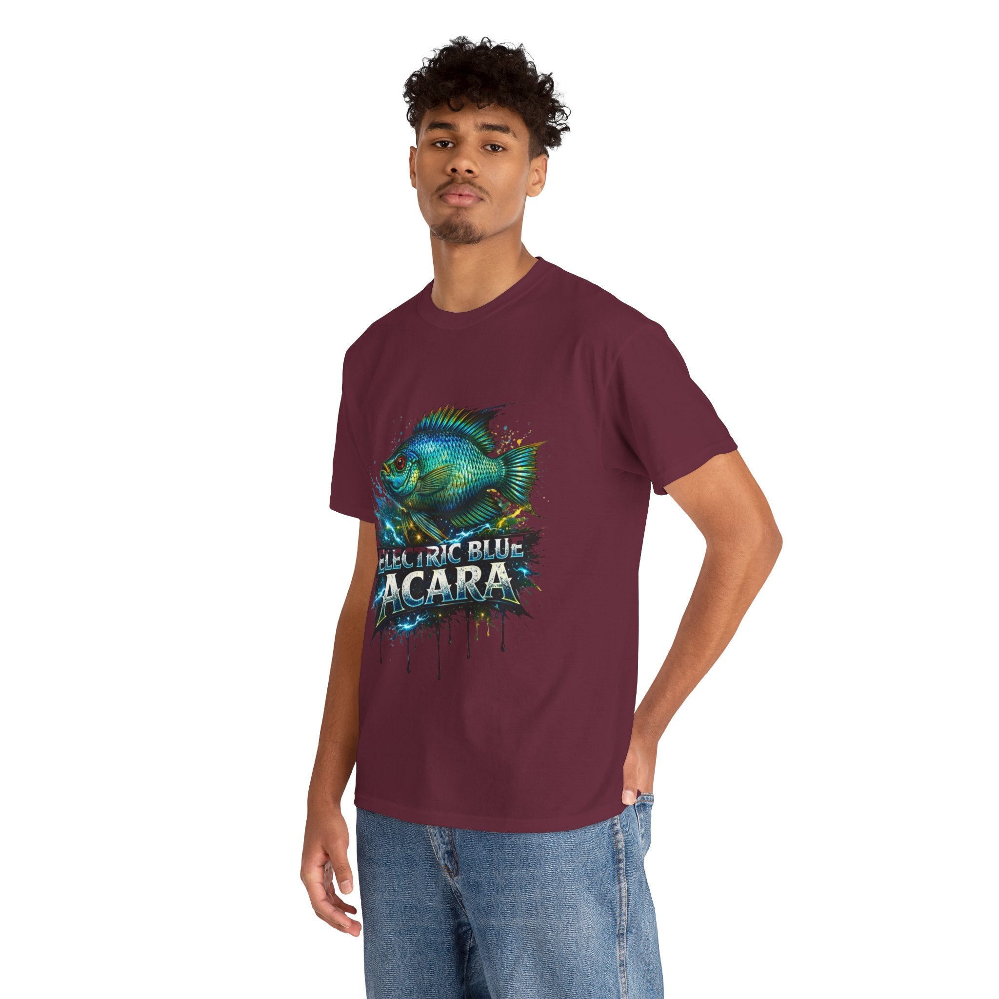 Electric Blue Acara – Premium Graphic Tee
