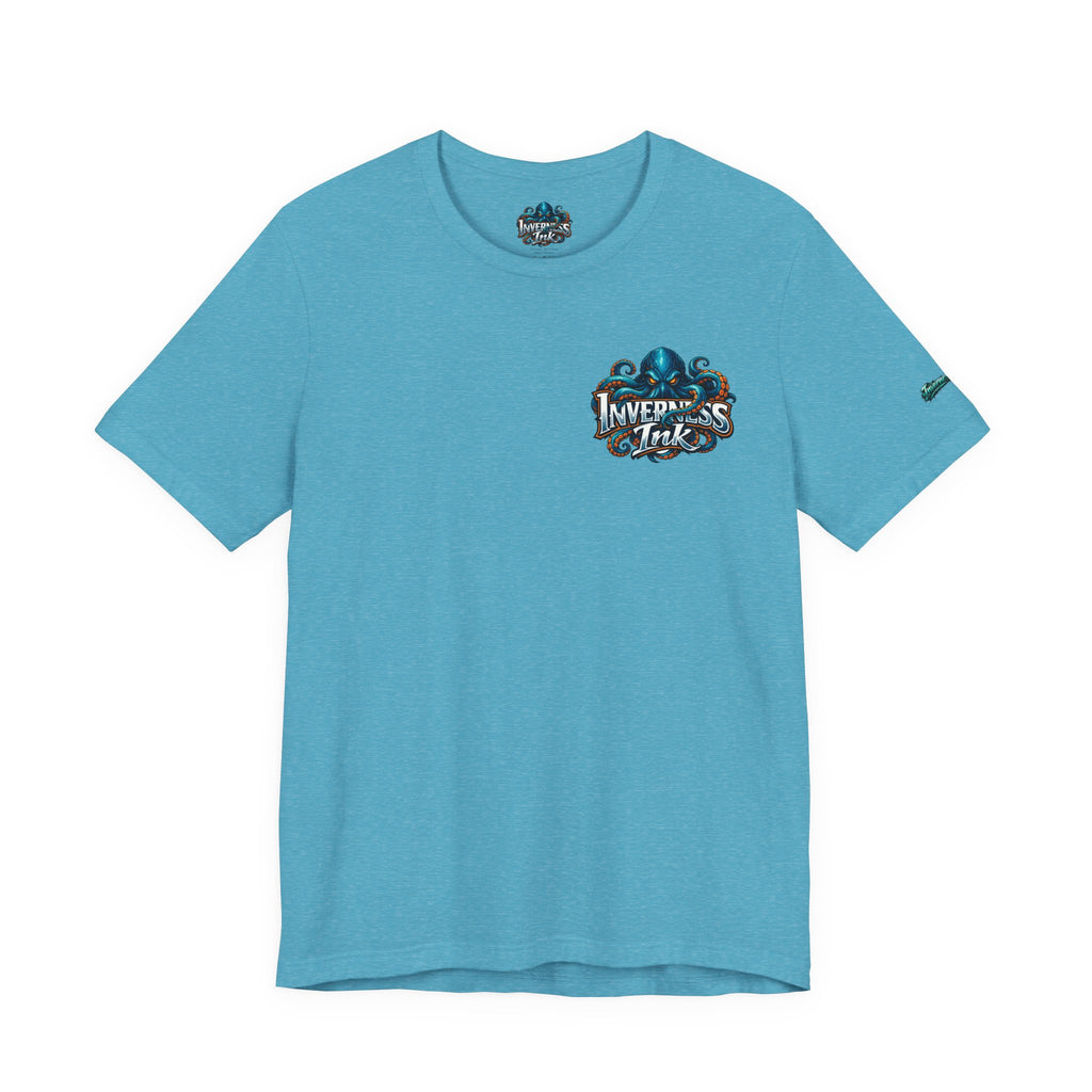 Betta Fish Graphic Tee — Vibrant Blue & Pink Aquatic Art T‑Shirt