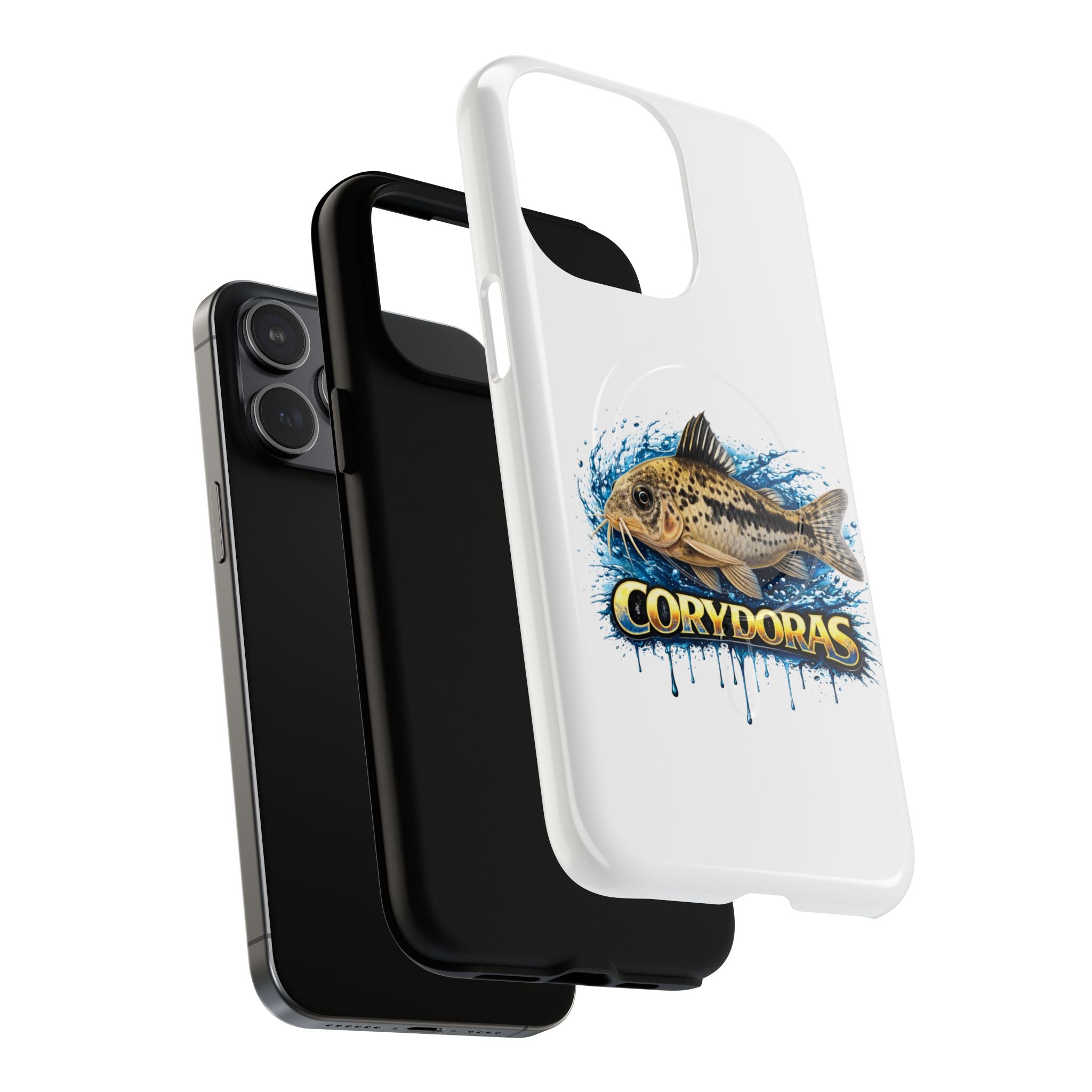 Corydoras Tough Magnetic Phone Case — Protective Fish Aquarium Design