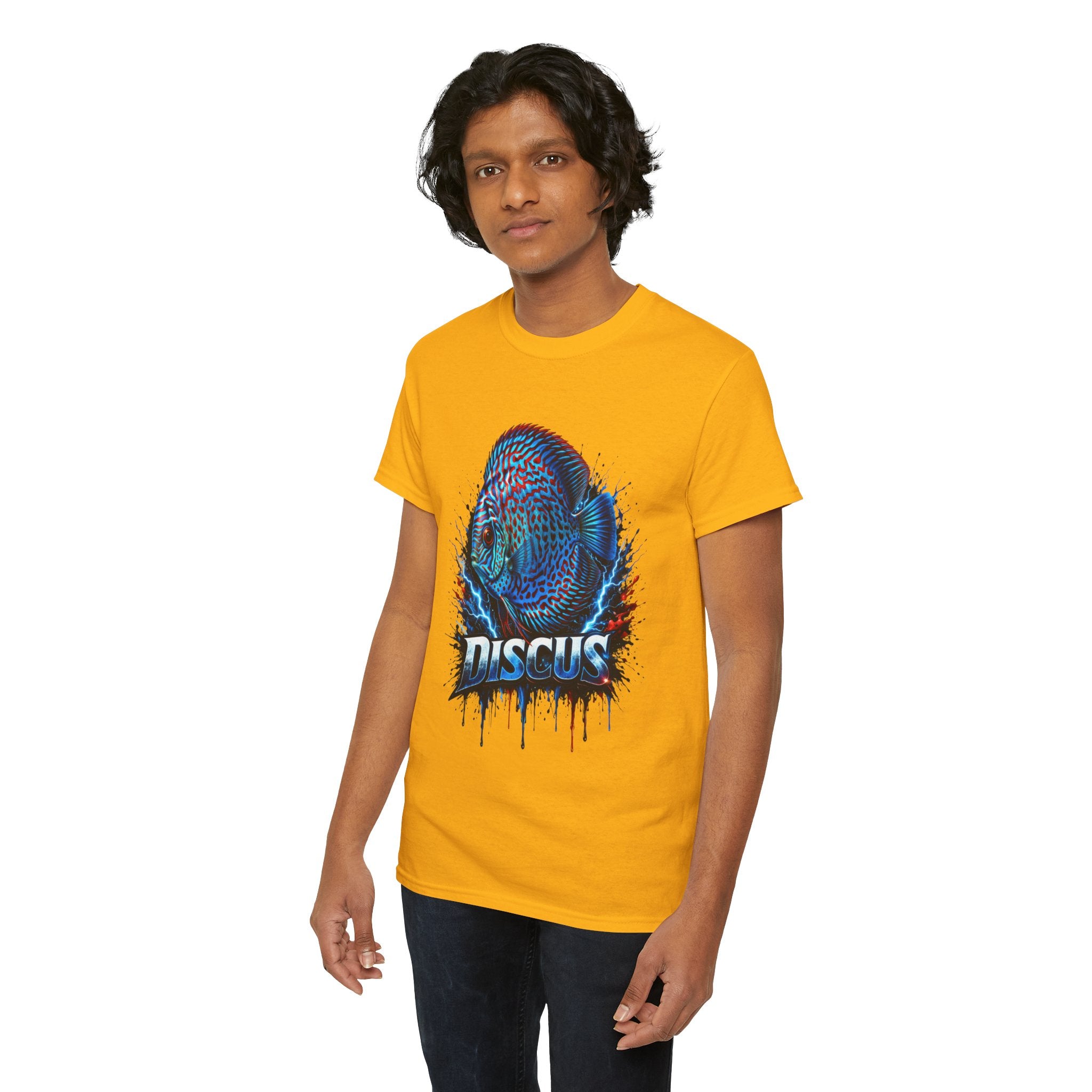 Discus Fish Graphic Tee - Vibrant Aquarium Fish Shirt