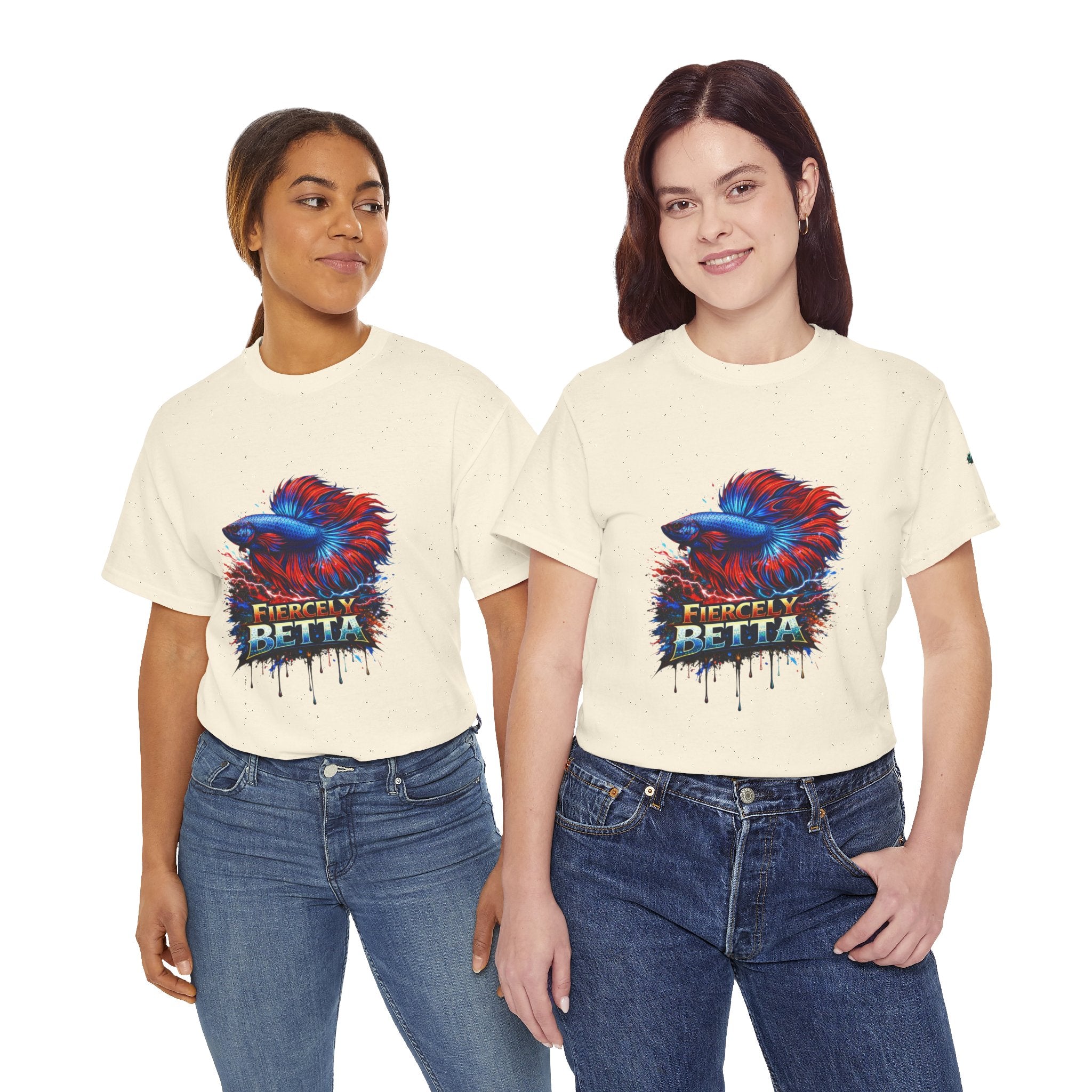 Betta Fish T-Shirt — Fiercely Betta Colorful Aquarium Fish Tee