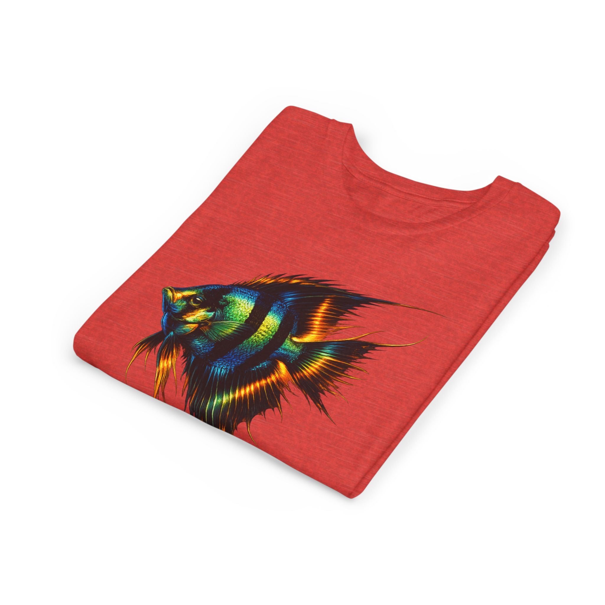 Angelfish Youth Tee – Colorful Aquarium Fish Graphic Shirt for Kids
