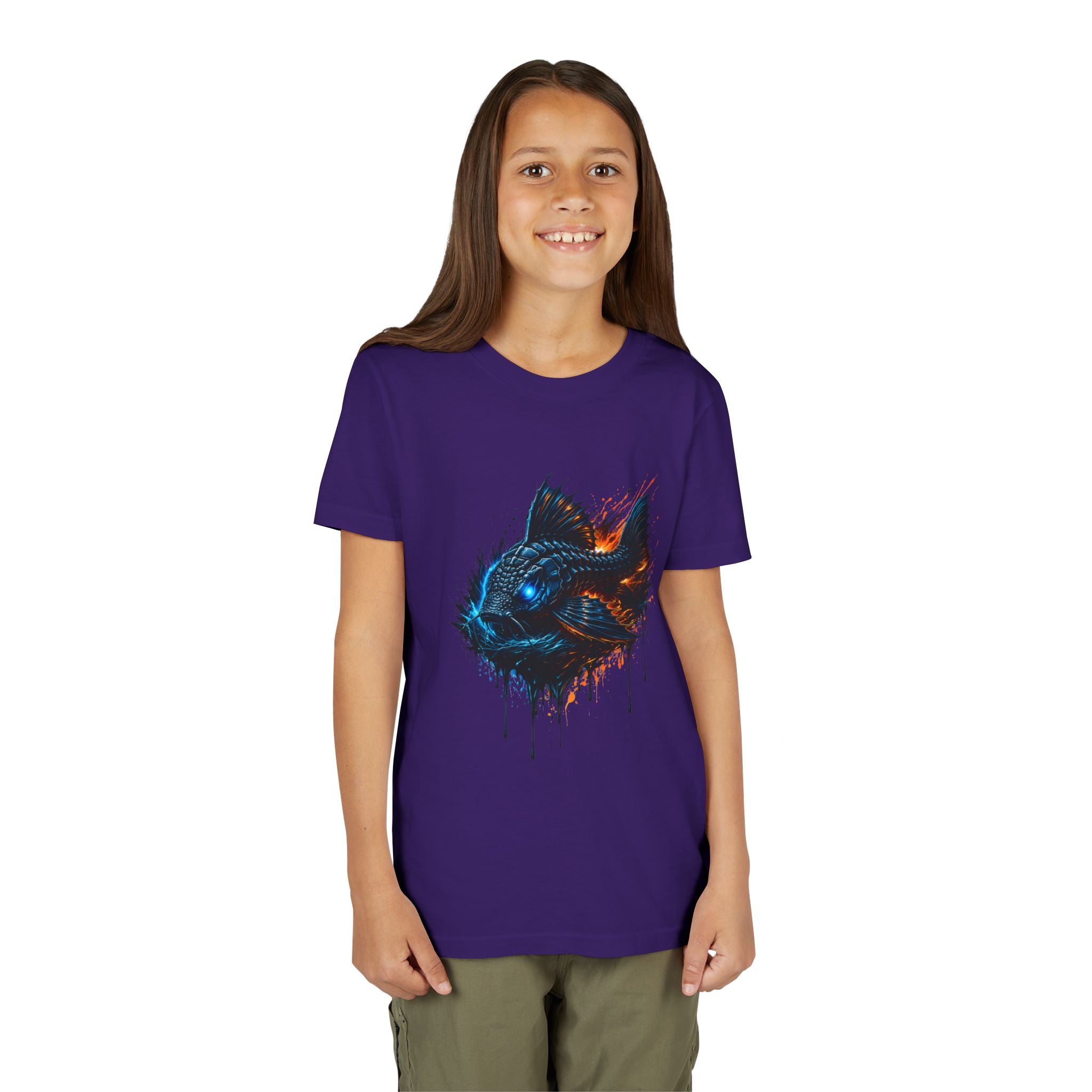 Armored Pleco L-185 – Youth Premium Fine Jersey Tee