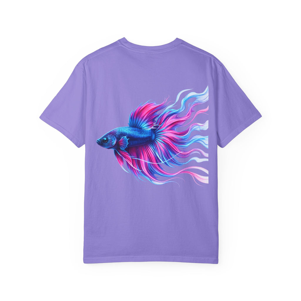 Electric Paint Betta T-Shirt — Neon Betta Splendens Art Tee