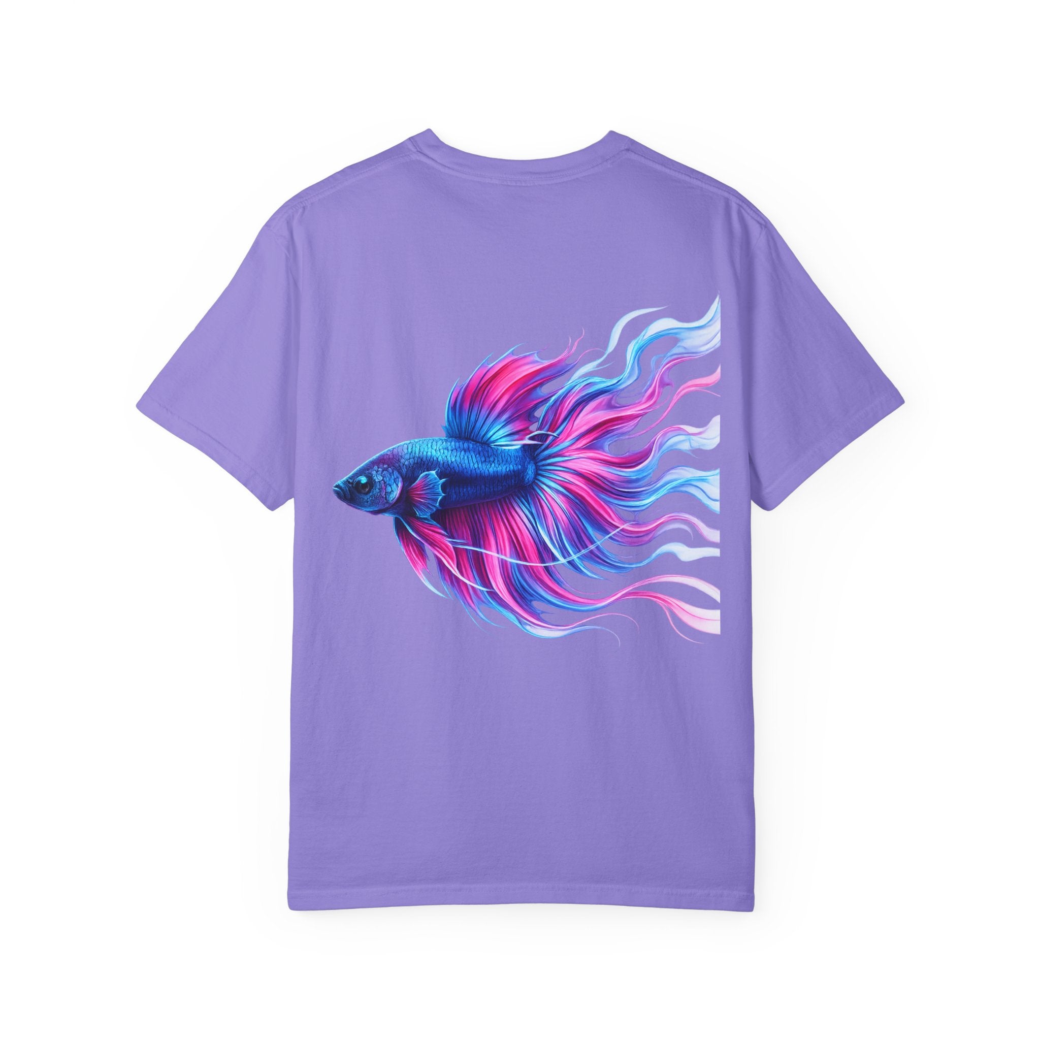 Electric Paint Betta T-Shirt — Neon Betta Splendens Art Tee