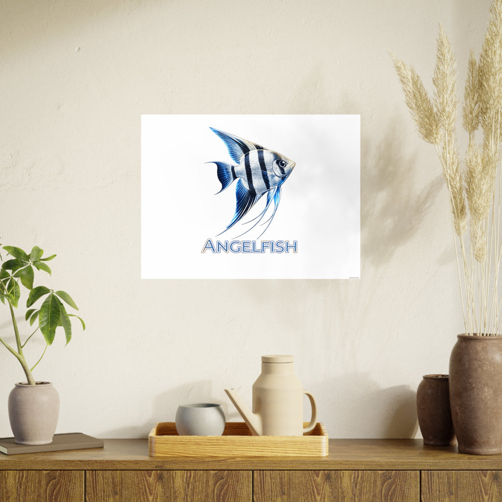 Angelfish – Premium Satin Photo Art Poster