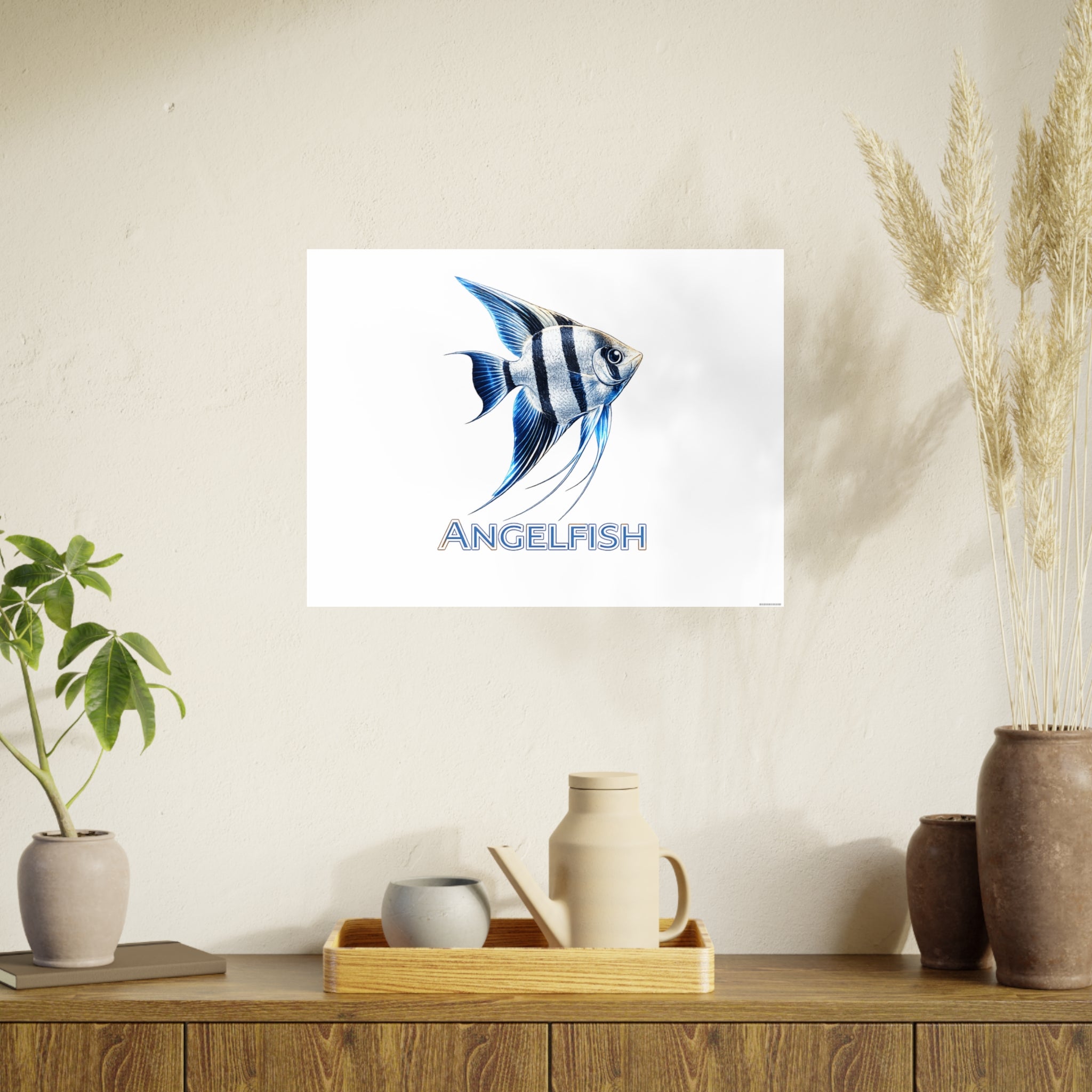 Angelfish – Premium Satin Photo Art Poster