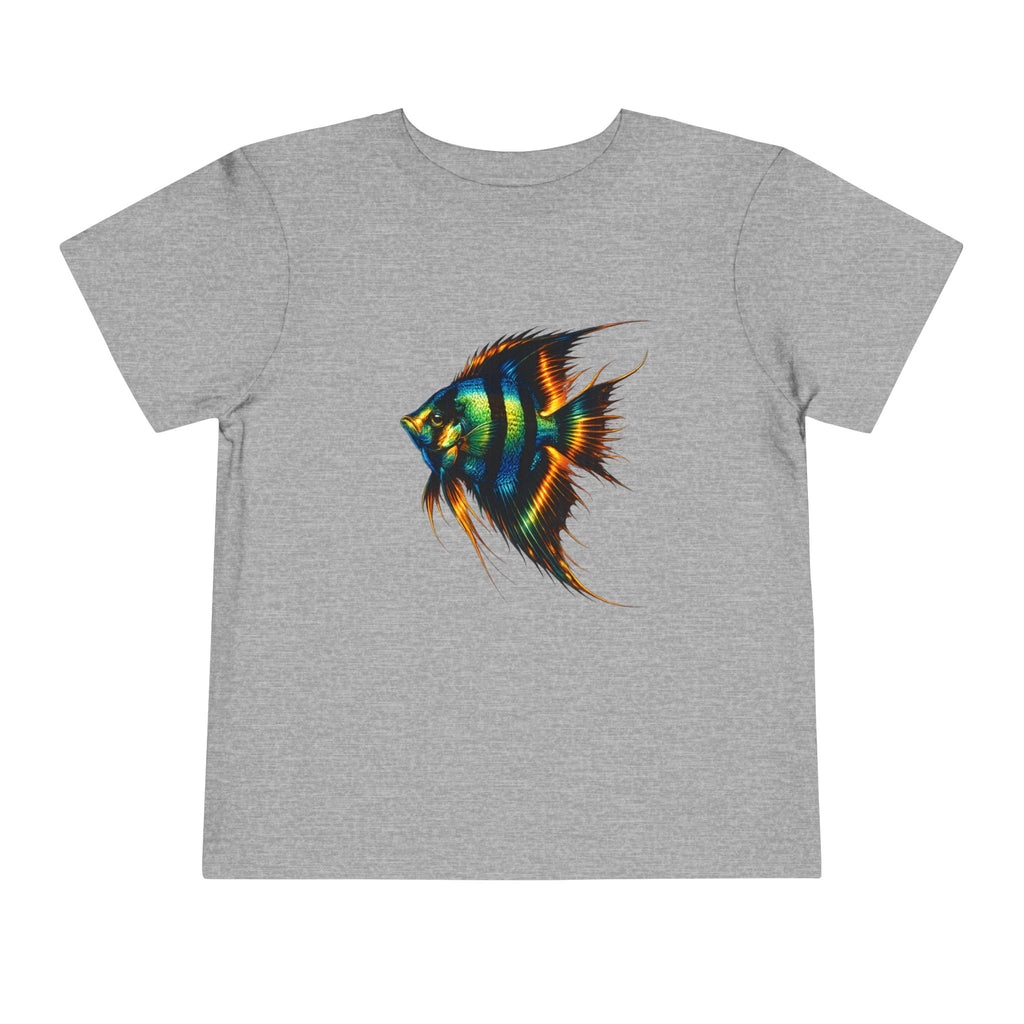 Toddler Tee - Colorful Aquarium Angelfish Graphic Shirt