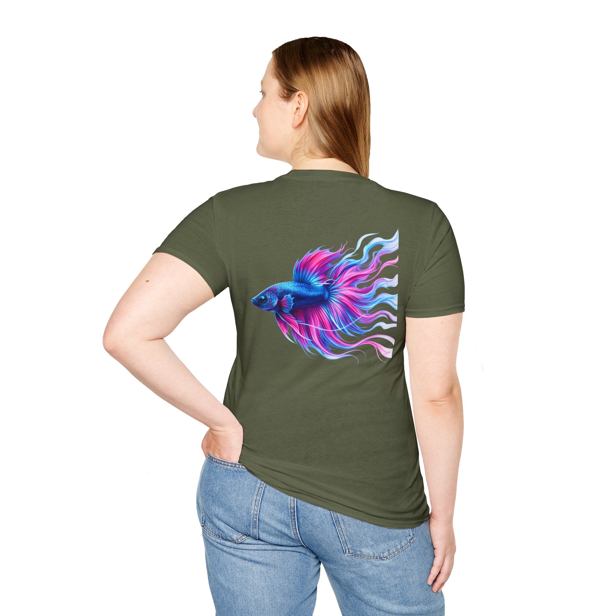 Electric Paint Betta — Lightweight Studio Tee
