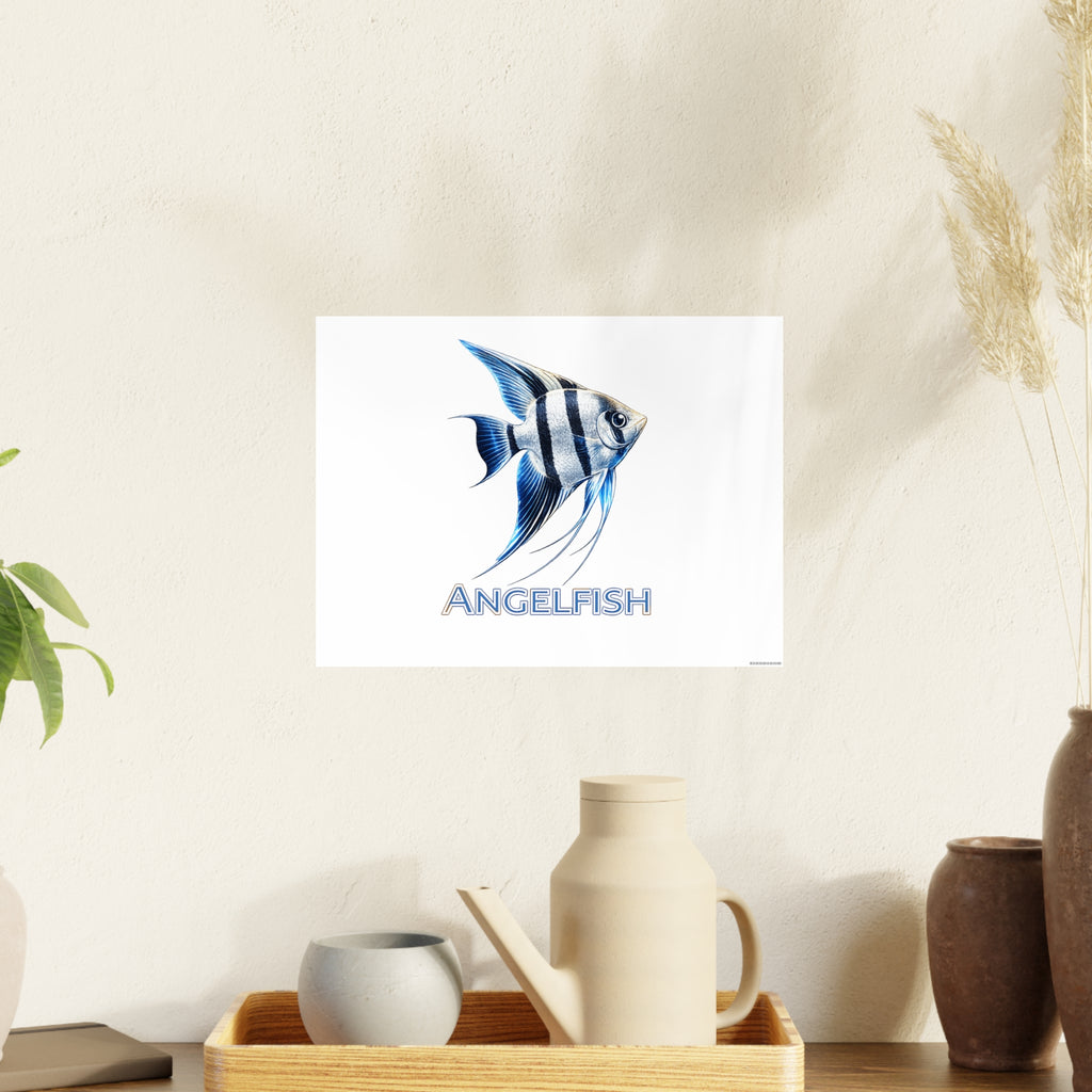 Angelfish – Premium Satin Photo Art Poster