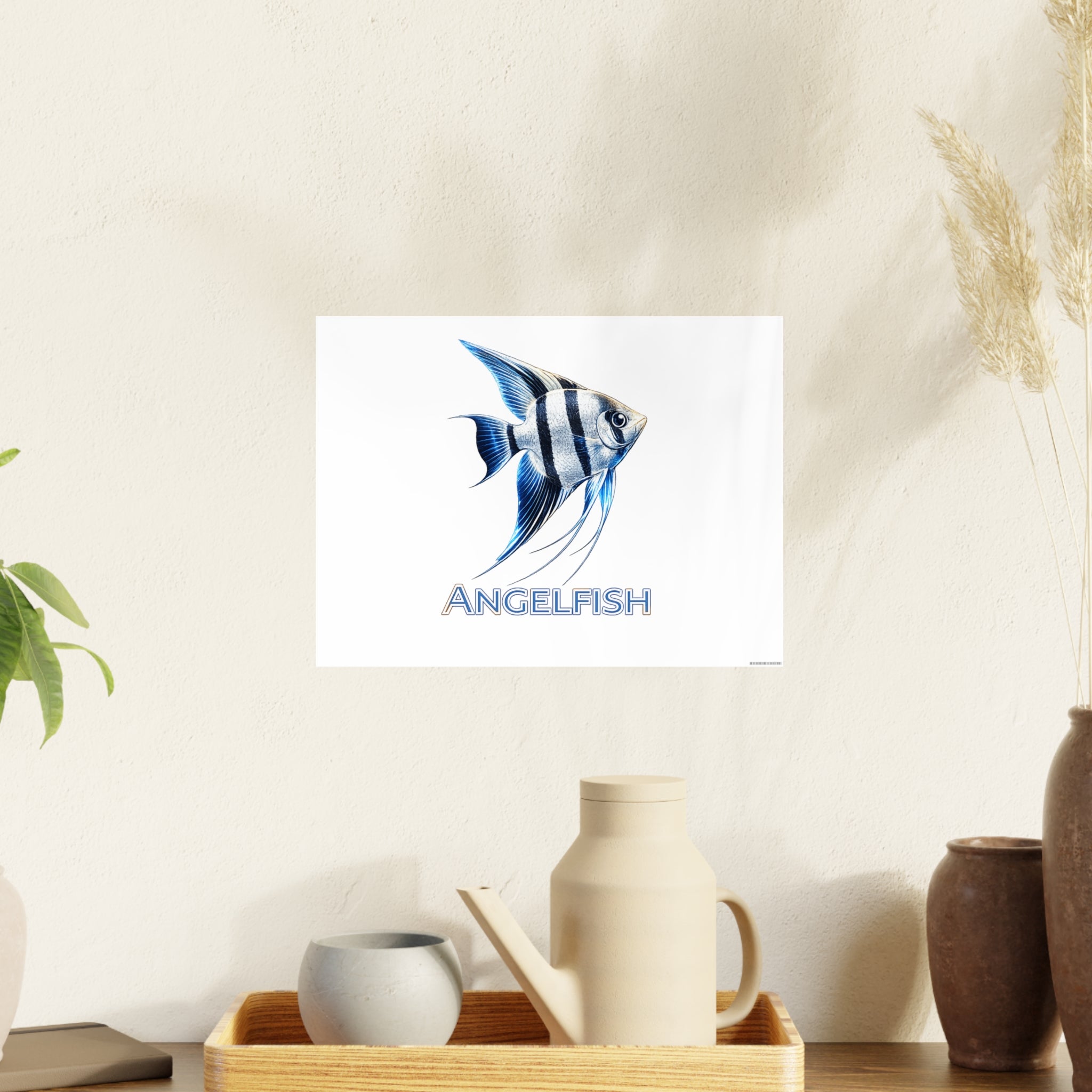 Angelfish – Premium Satin Photo Art Poster
