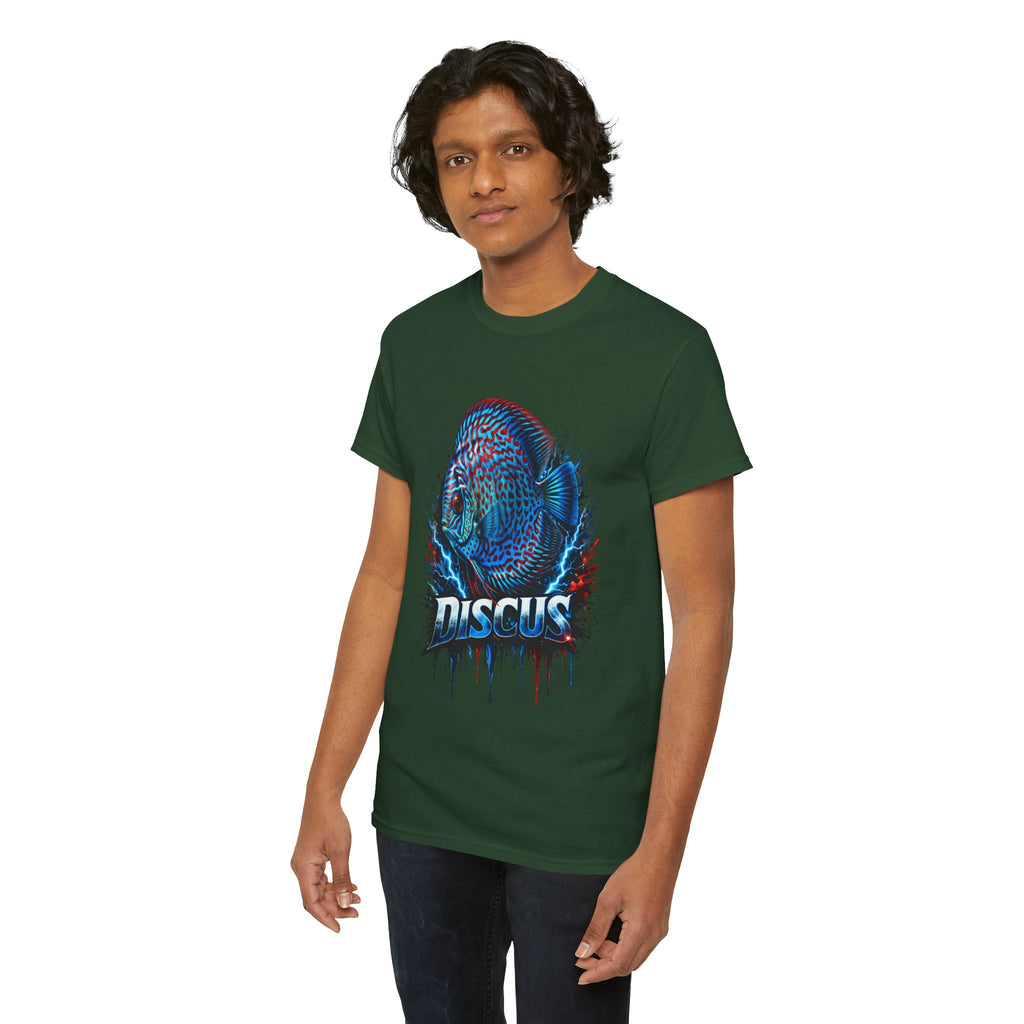 Discus Fish Graphic Tee - Vibrant Aquarium Fish Shirt