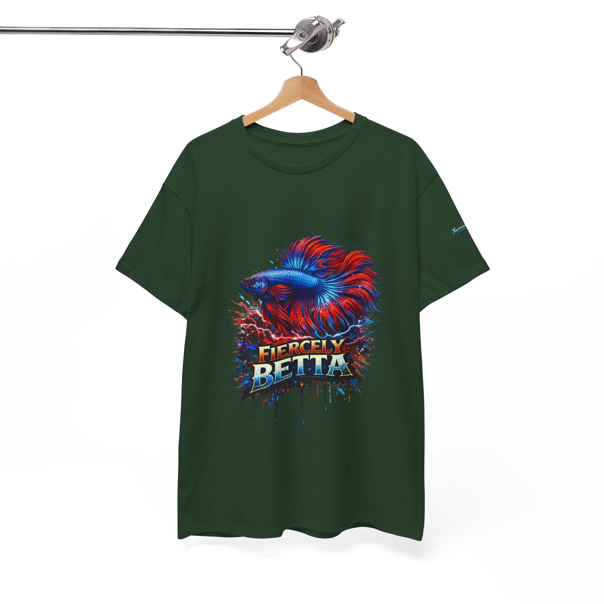 Betta Fish T-Shirt — Fiercely Betta Colorful Aquarium Fish Tee
