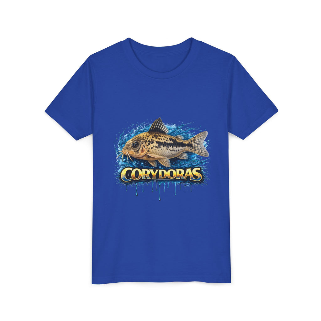 Corydoras Fish Youth Tee – Cute Aquarium Catfish Graphic Shirt