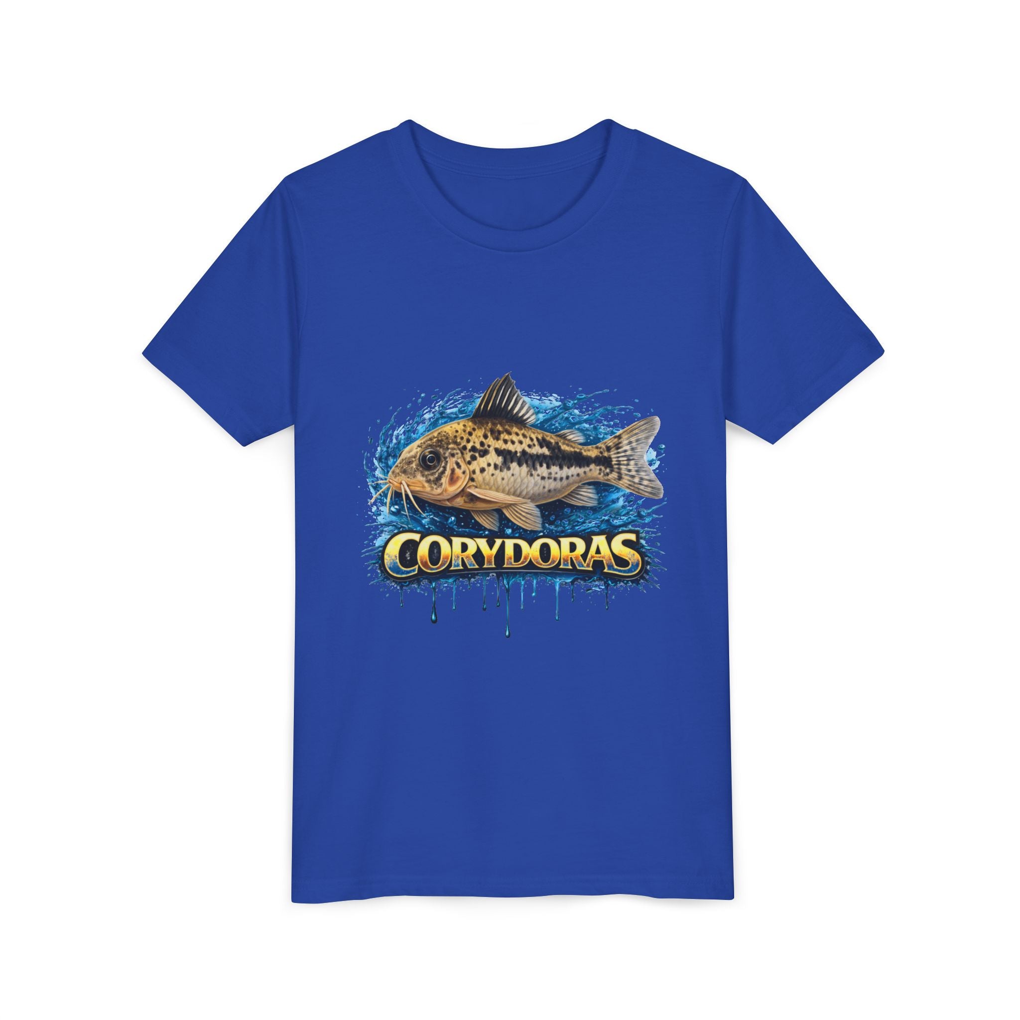 Corydoras Fish Youth Tee – Cute Aquarium Catfish Graphic Shirt