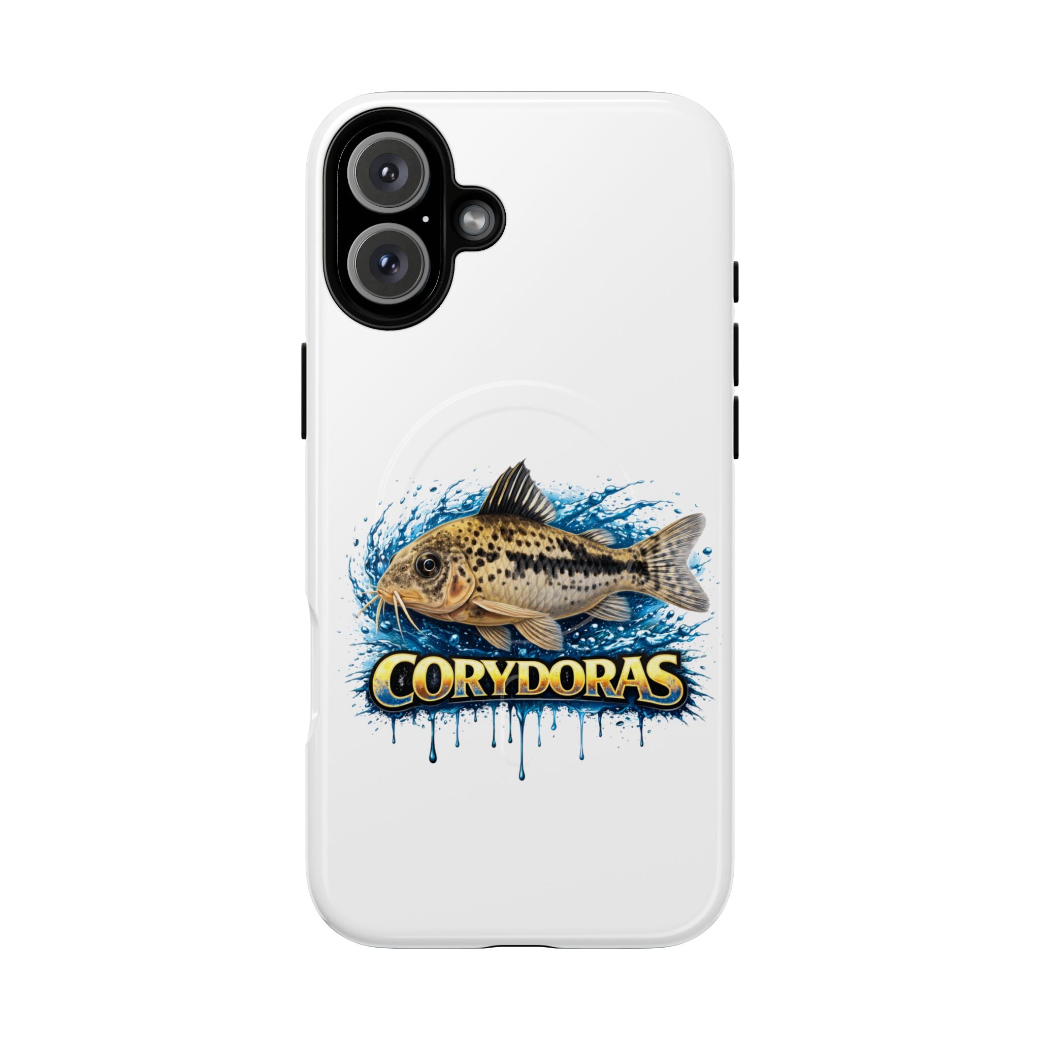 Corydoras Tough Magnetic Phone Case — Protective Fish Aquarium Design