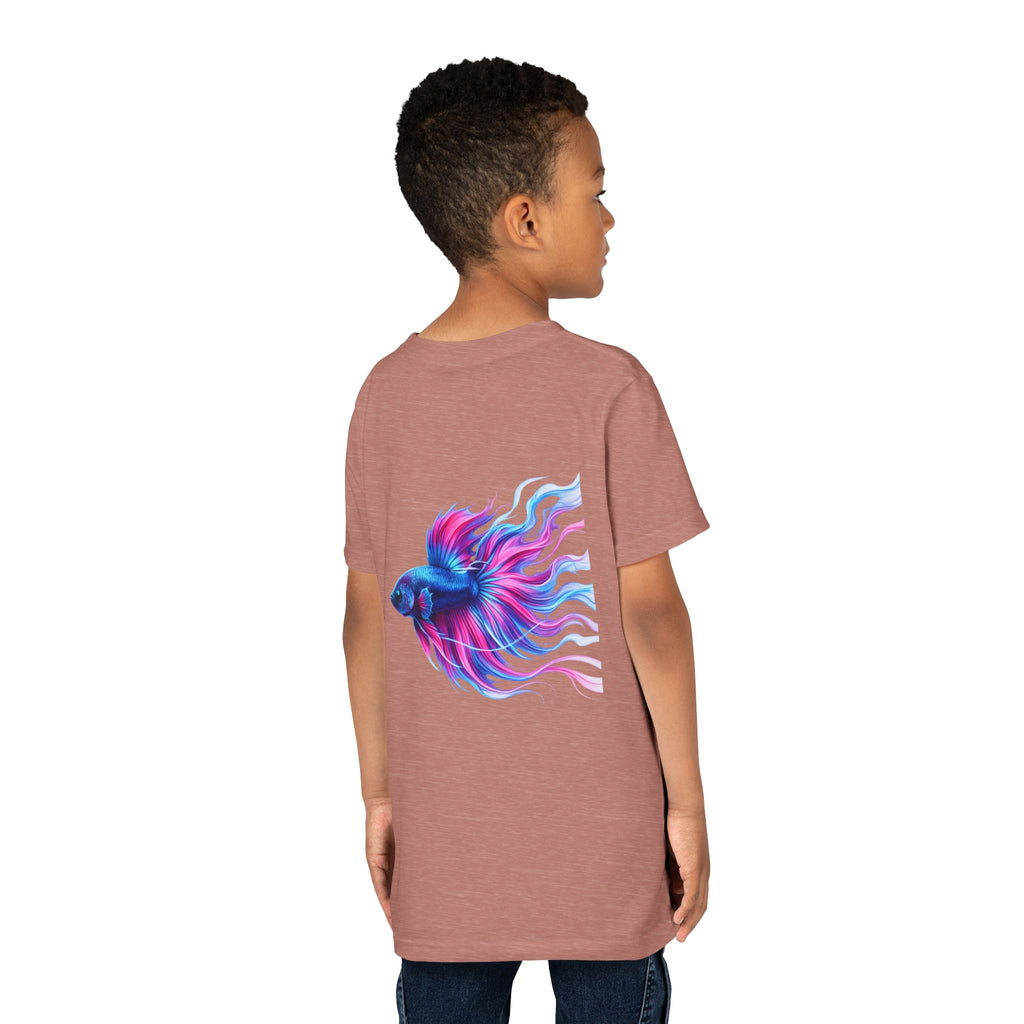 Youth Tee - Colorful Betta Fish Graphic Shirt