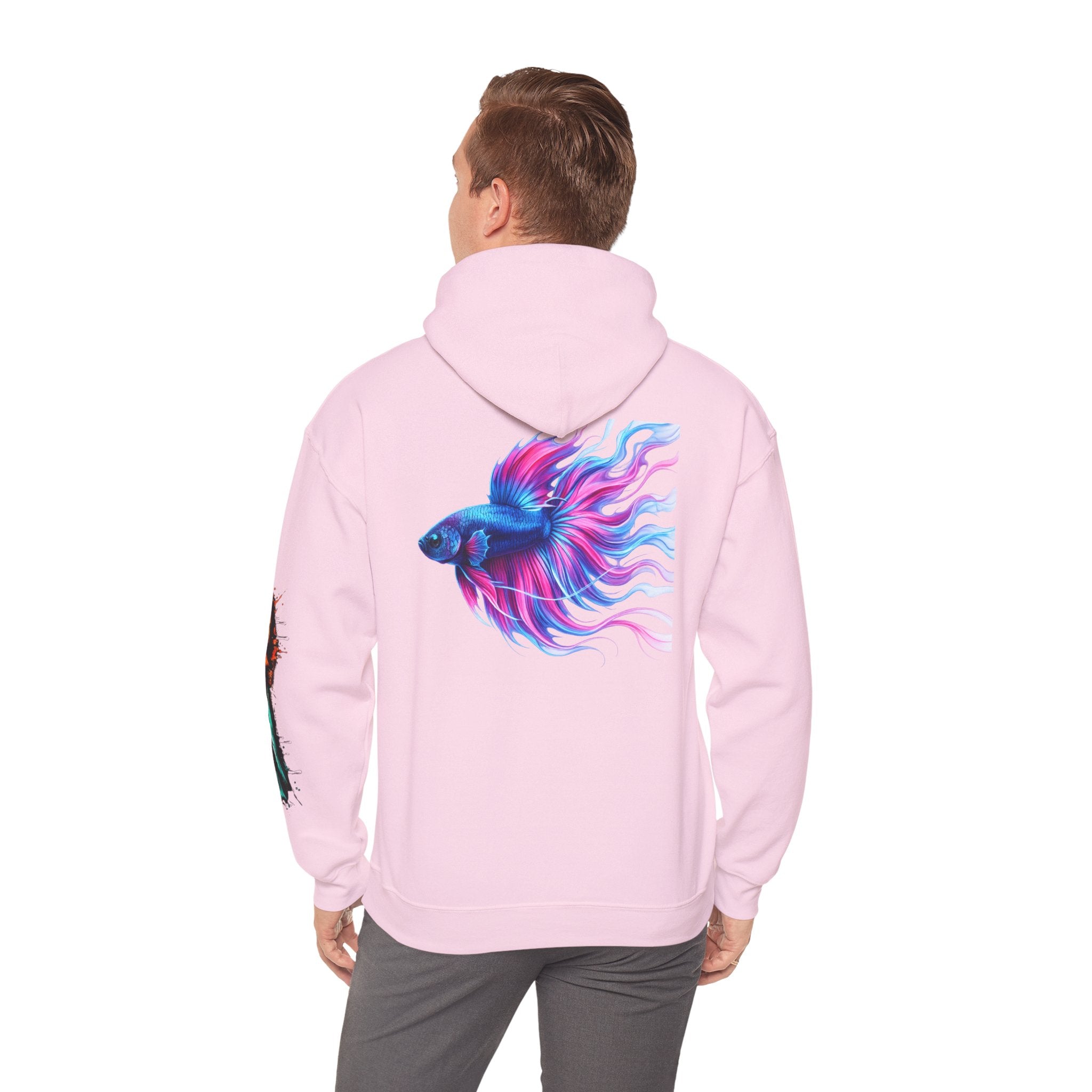 Electric Paint Betta — Artisan Series Hoodie — Inverness Ink Graphic Pullover