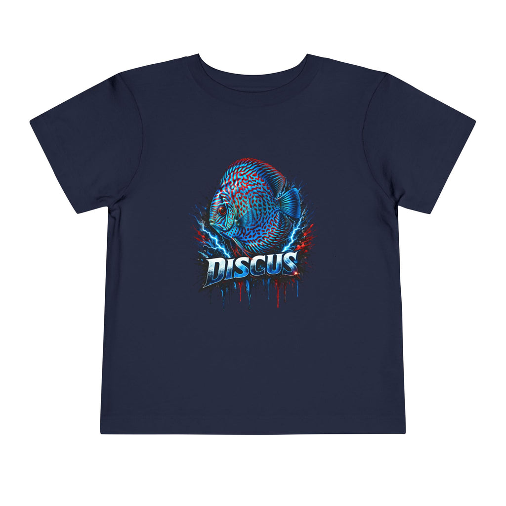 Toddler Tee - Colorful Discus Fish Graphic "Discus"