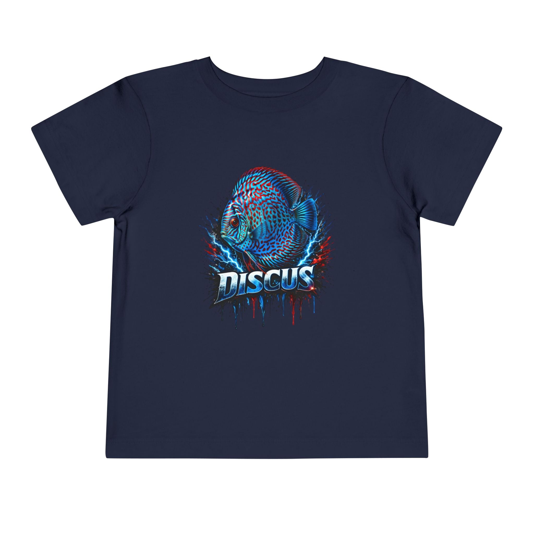 Toddler Tee - Colorful Discus Fish Graphic "Discus"