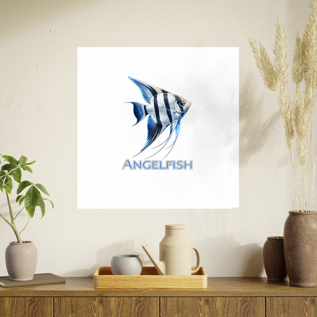 Angelfish – Premium Satin Photo Art Poster