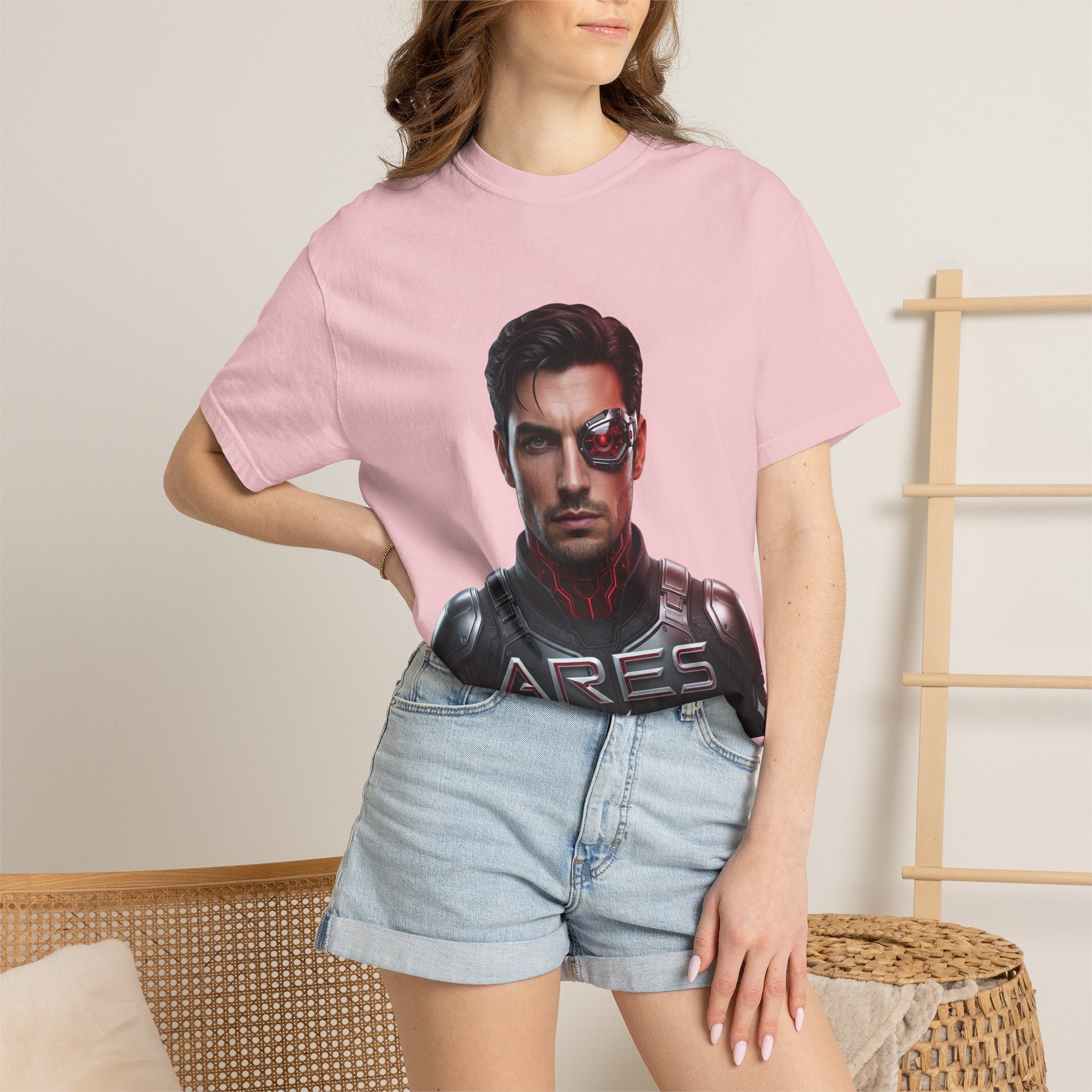 Ares Cyborg Portrait T-Shirt