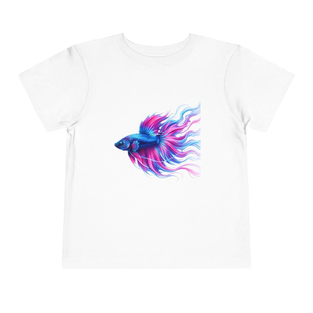 Toddler Tee — Colorful Betta Fish Graphic Kids Shirt