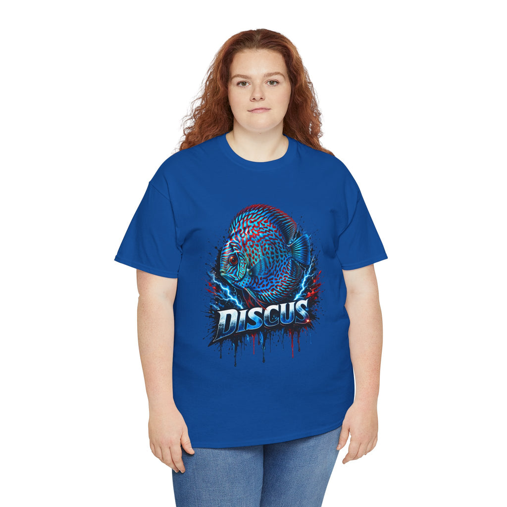 Discus Fish Graphic Tee - Vibrant Aquarium Fish Shirt