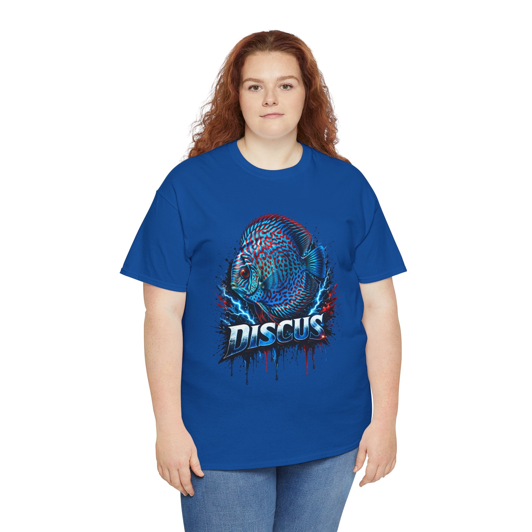 Discus Fish Graphic Tee - Vibrant Aquarium Fish Shirt