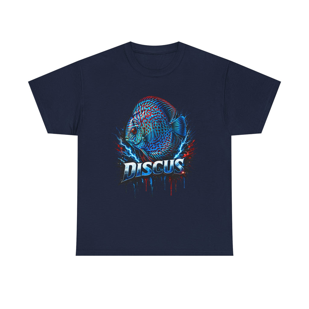 Discus Fish Graphic Tee - Vibrant Aquarium Fish Shirt