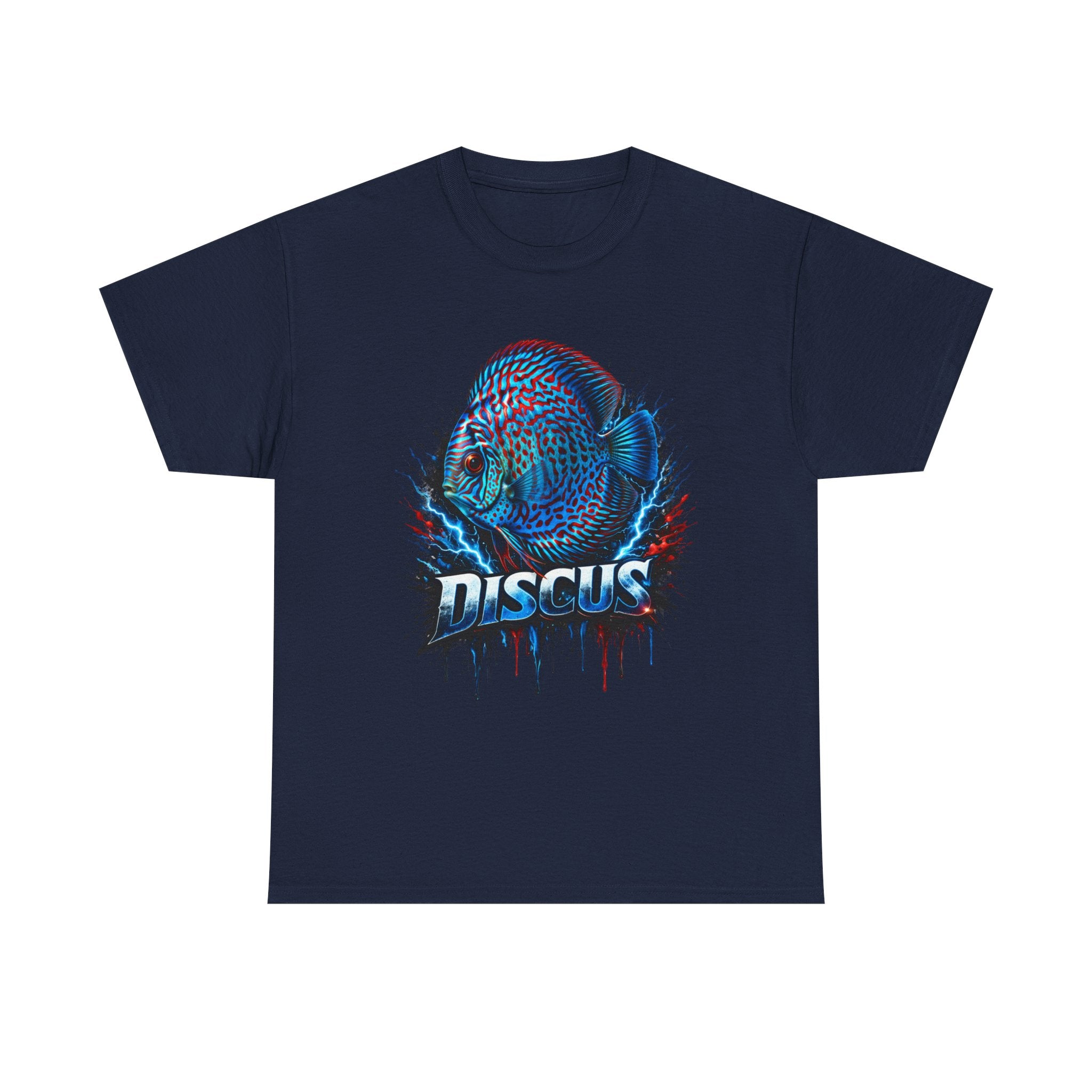 Discus Fish Graphic Tee - Vibrant Aquarium Fish Shirt