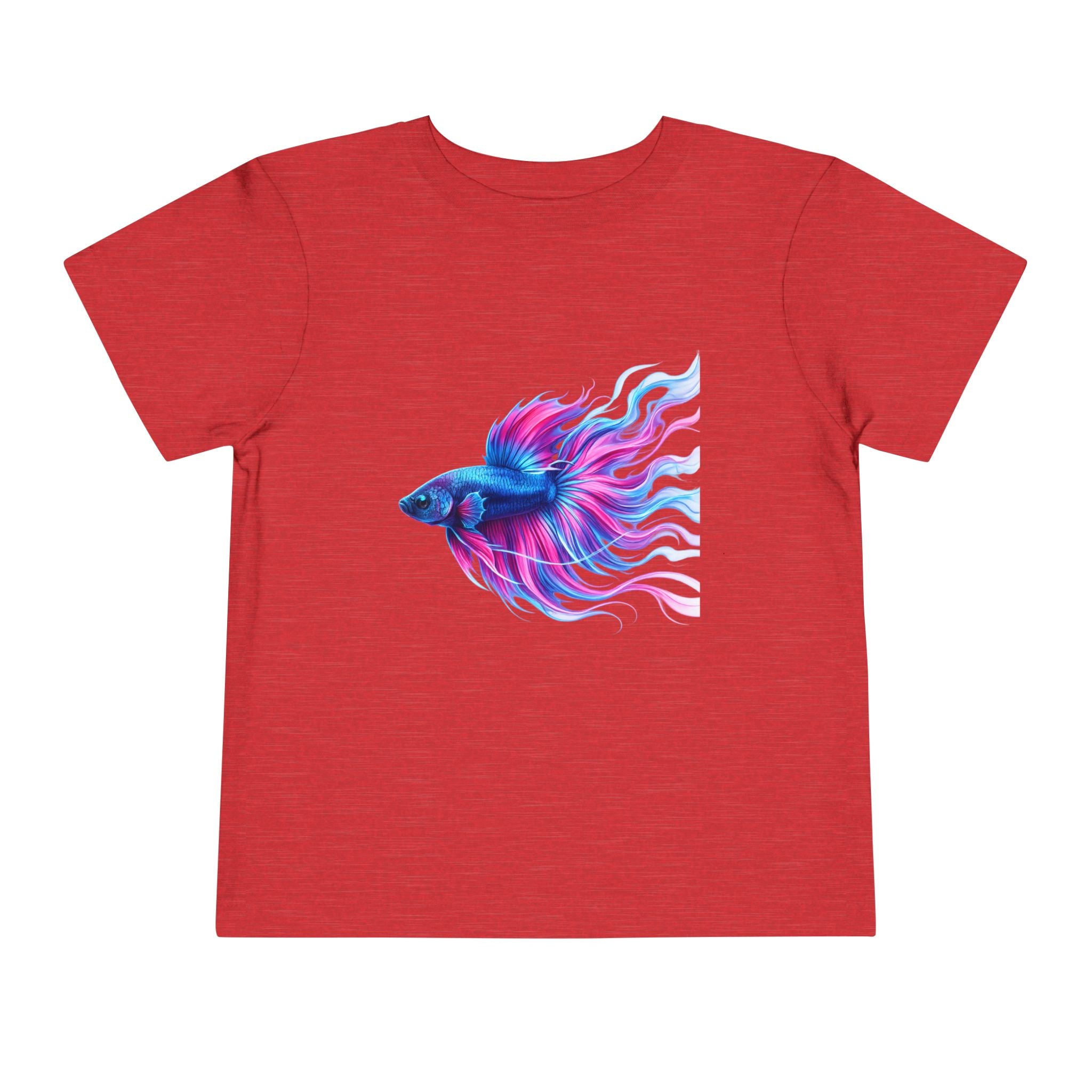 Toddler Tee — Colorful Betta Fish Graphic Kids Shirt