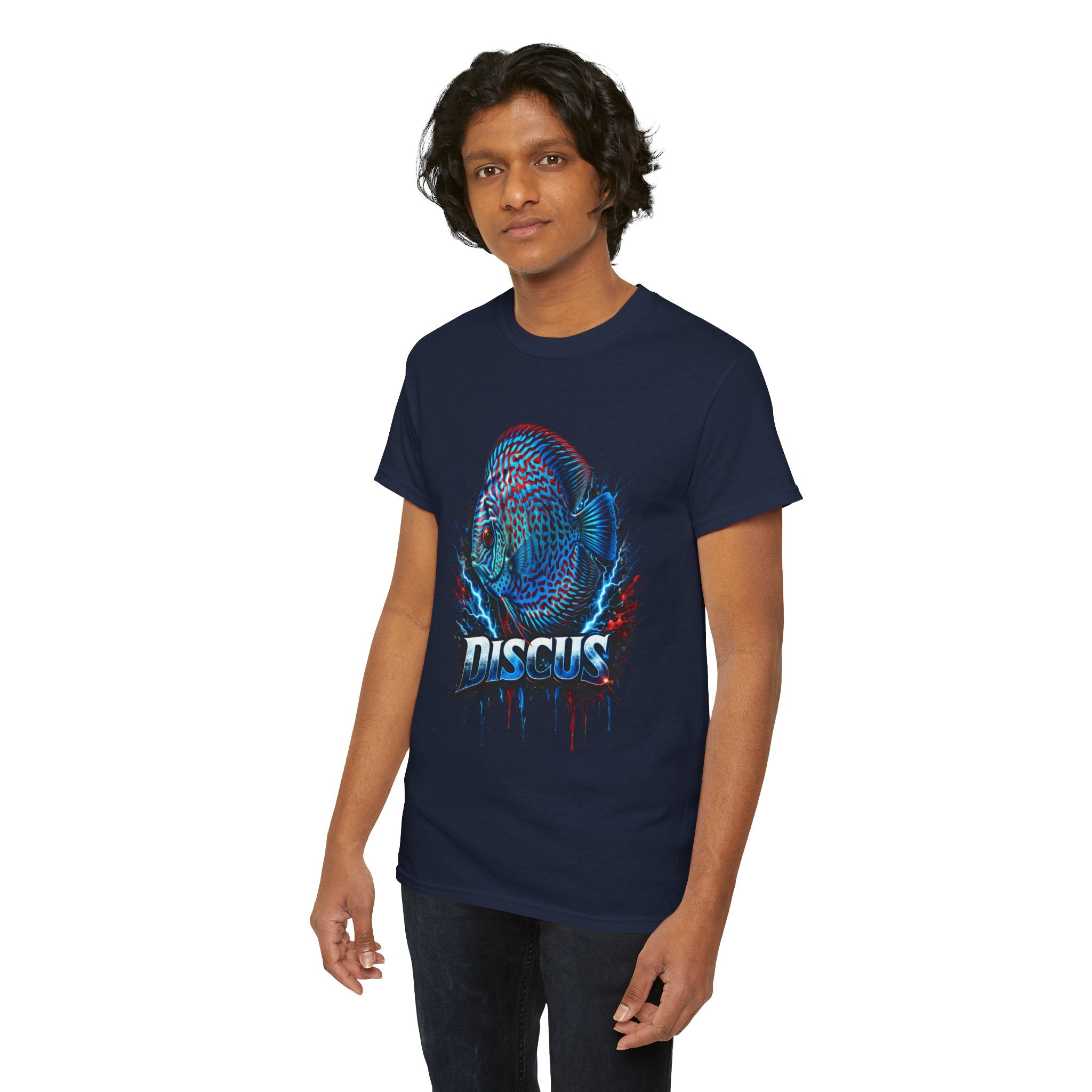 Discus Fish Graphic Tee - Vibrant Aquarium Fish Shirt