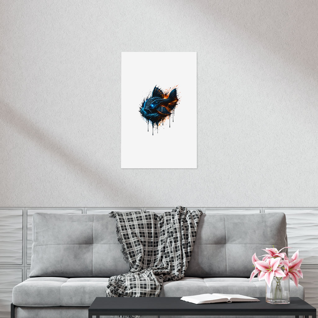 Armored Pleco – Premium Uncoated Matte Poster L-185
