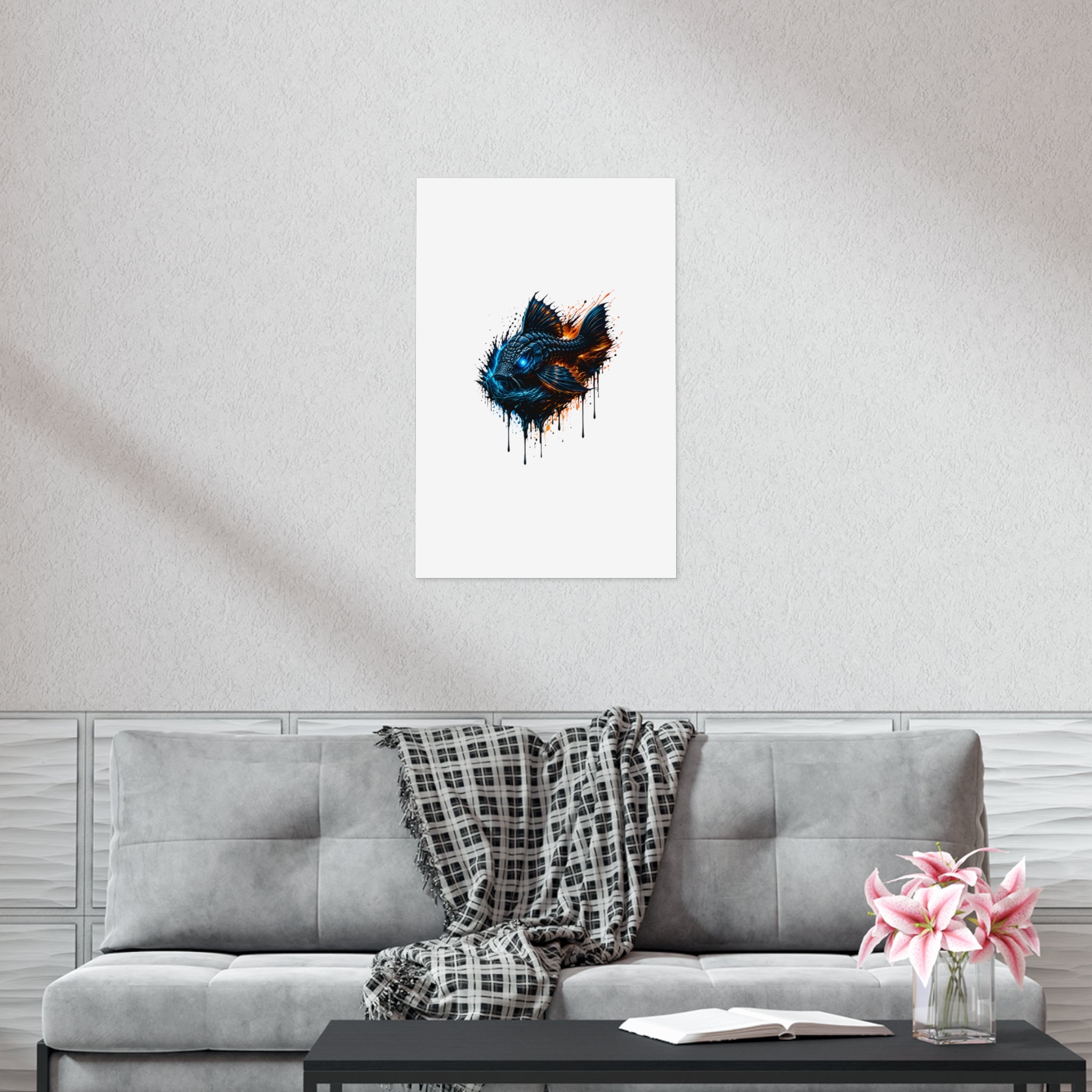 Armored Pleco – Premium Uncoated Matte Poster L-185