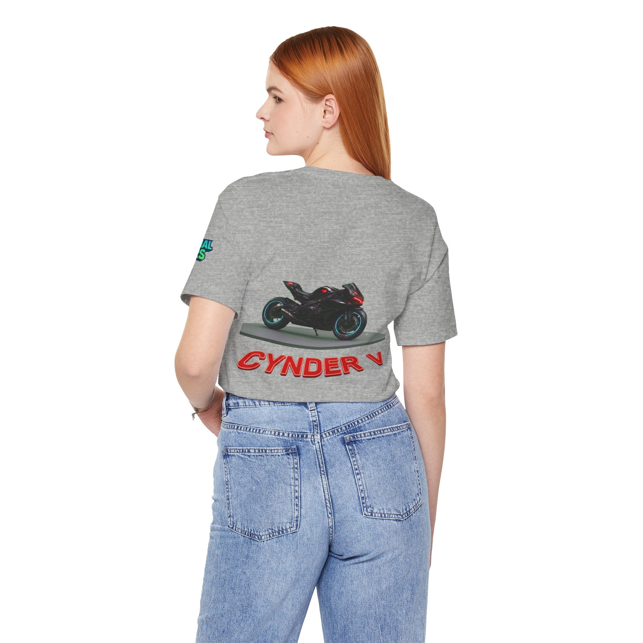 The Eternal Wars Motorcycle Tee — Cynder V Sportbike Graphic Shirt