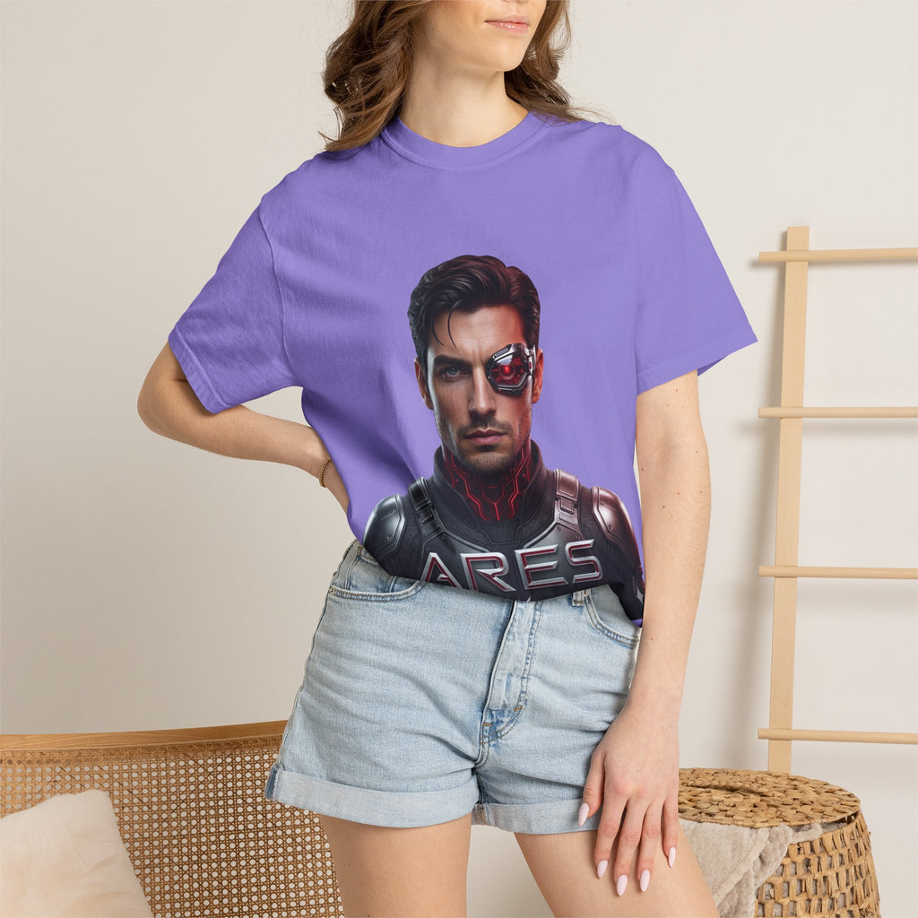 Ares Cyborg Portrait T-Shirt