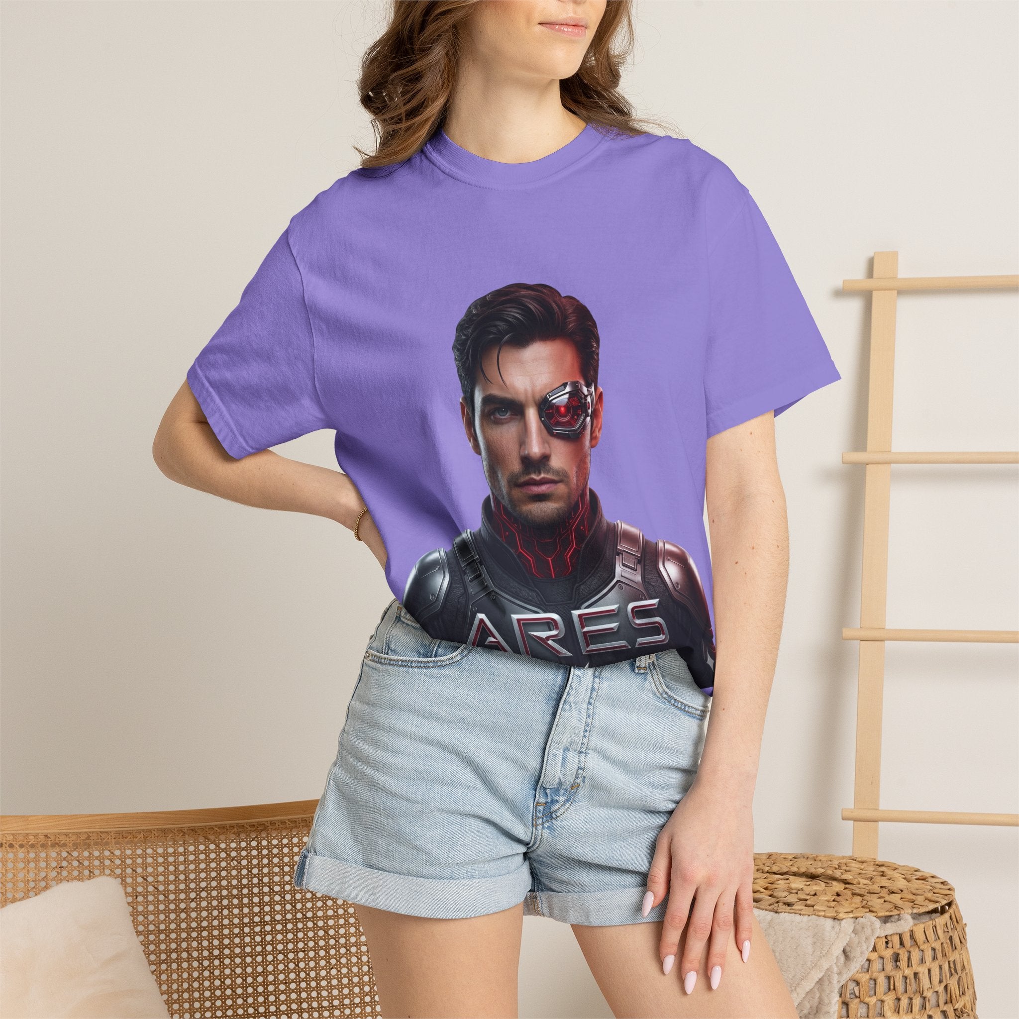 Ares Cyborg Portrait T-Shirt