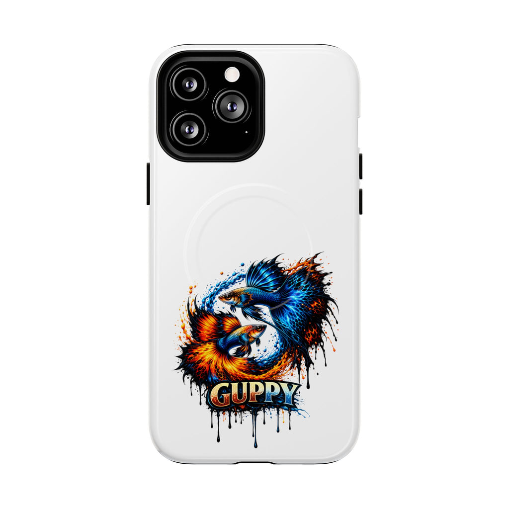 Fire & Ice Guppy – "Neon Flare" Magnetic Impact Case