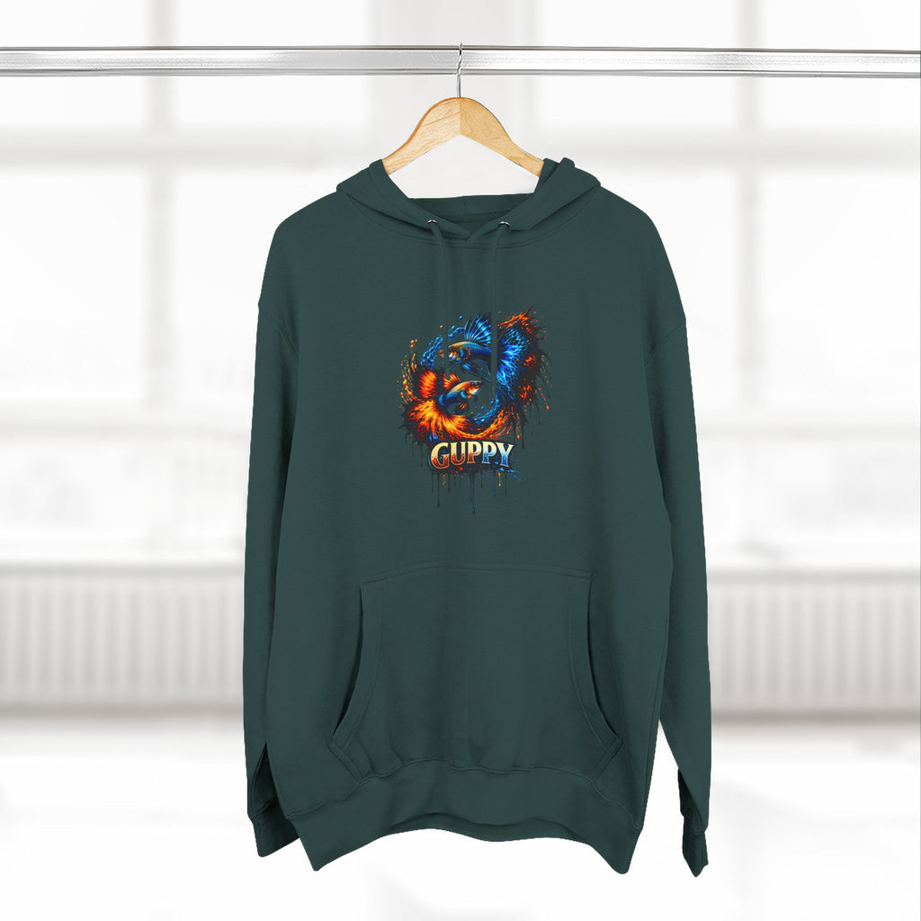 Fire & Ice Guppy – Premium Three-Panel Fleece Hoodie