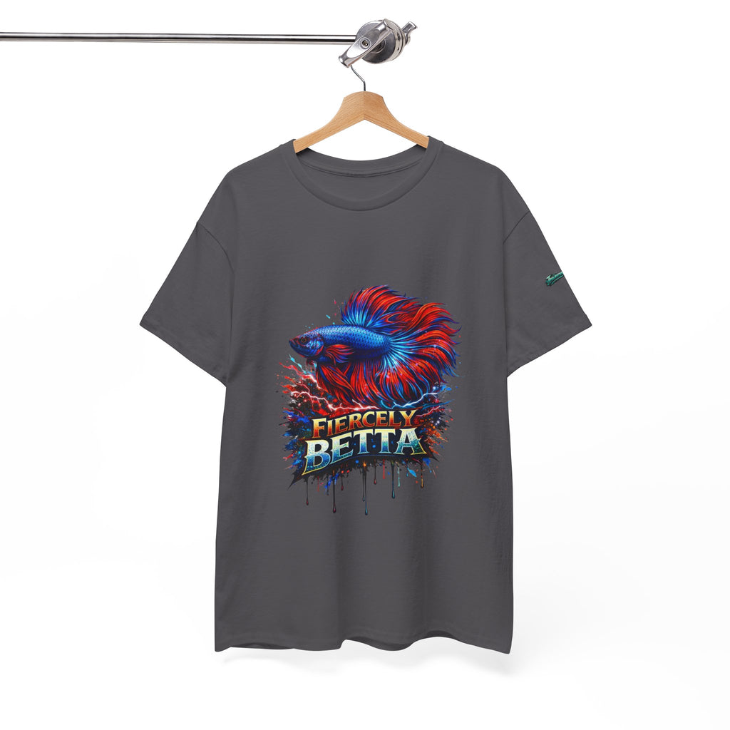 Betta Fish T-Shirt — Fiercely Betta Colorful Aquarium Fish Tee