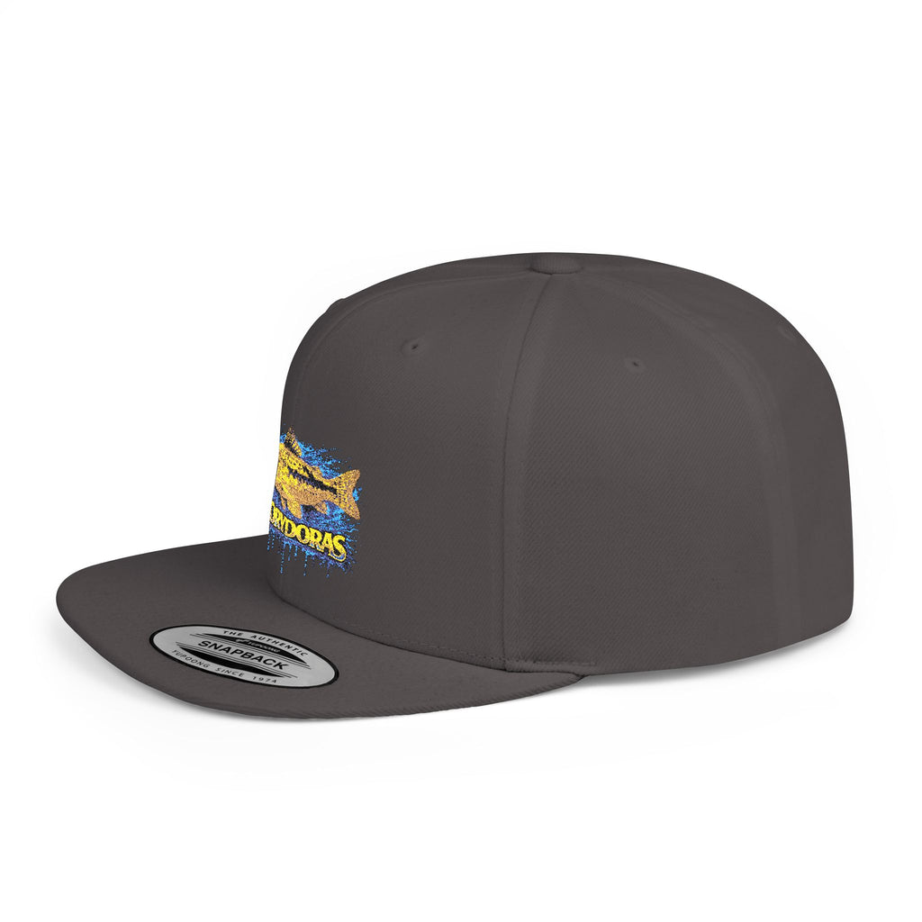 Corydoras Catfish Splash Flat Bill Snapback Hat