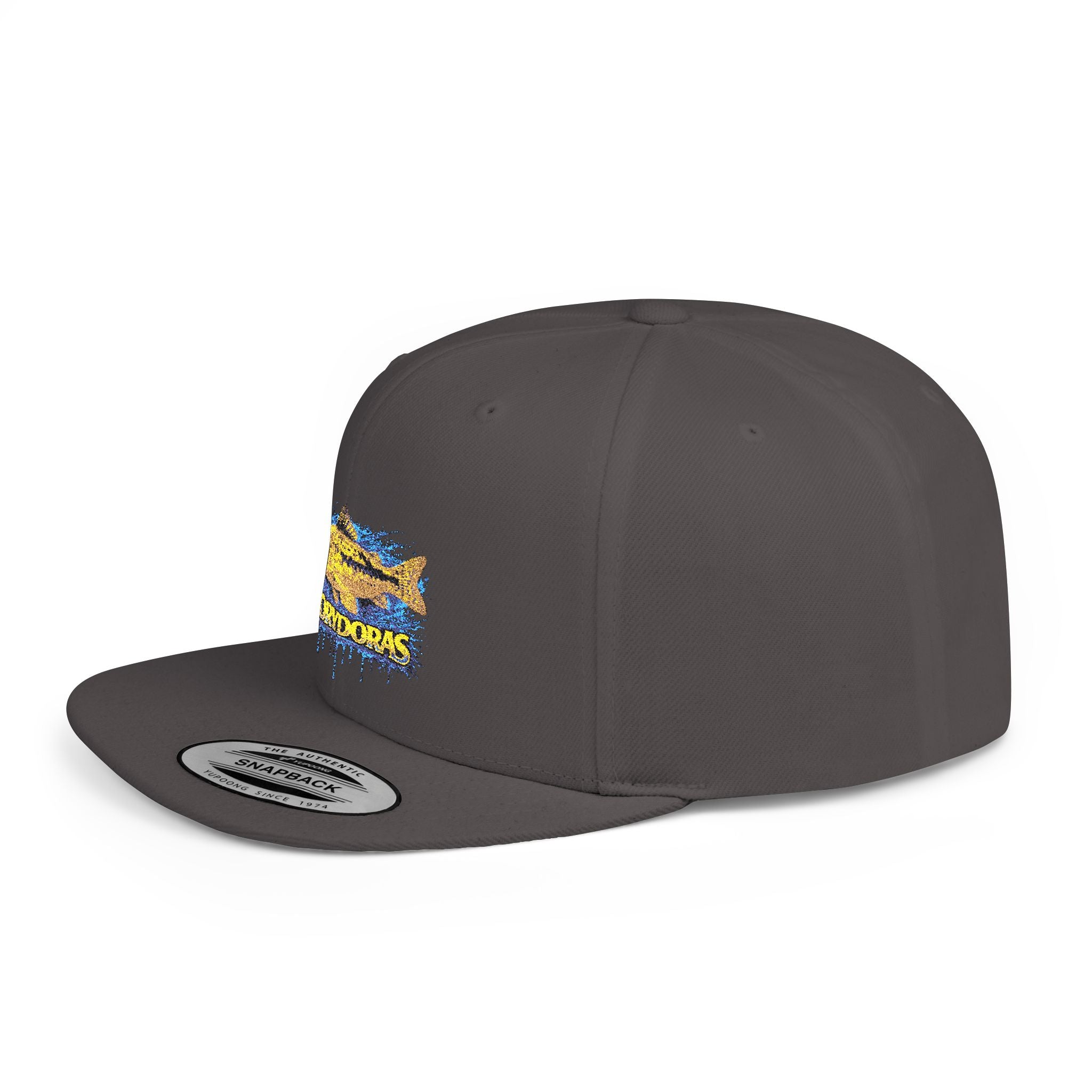 Corydoras Catfish Splash Flat Bill Snapback Hat