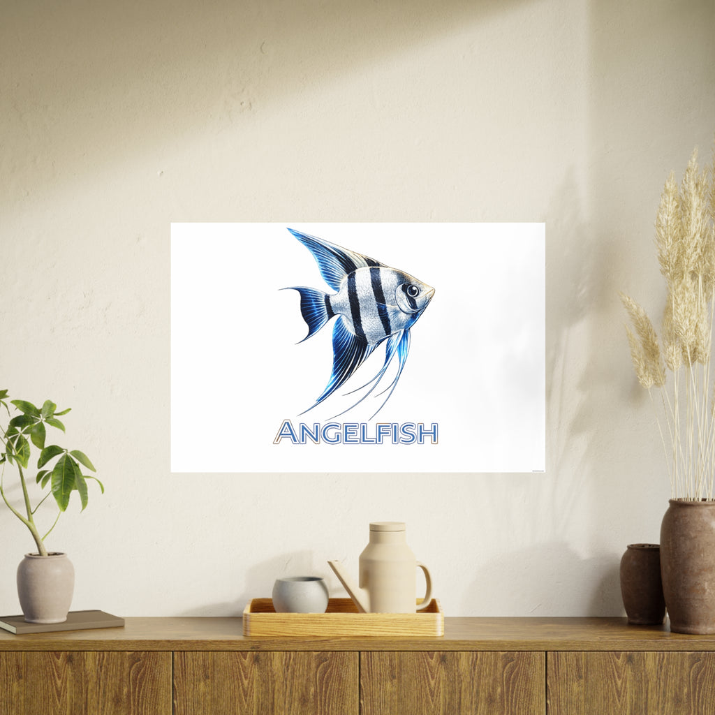 Angelfish – Premium Satin Photo Art Poster