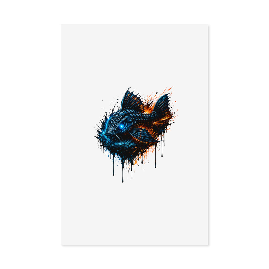 Armored Pleco – Premium Uncoated Matte Poster L-185