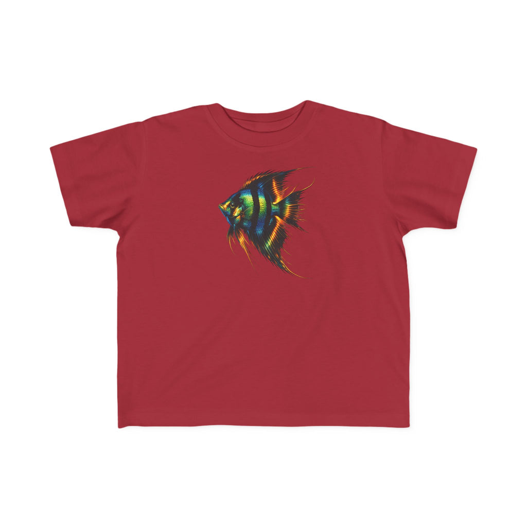 Toddler Fish Tee — Colorful Angelfish Graphic Kids Shirt