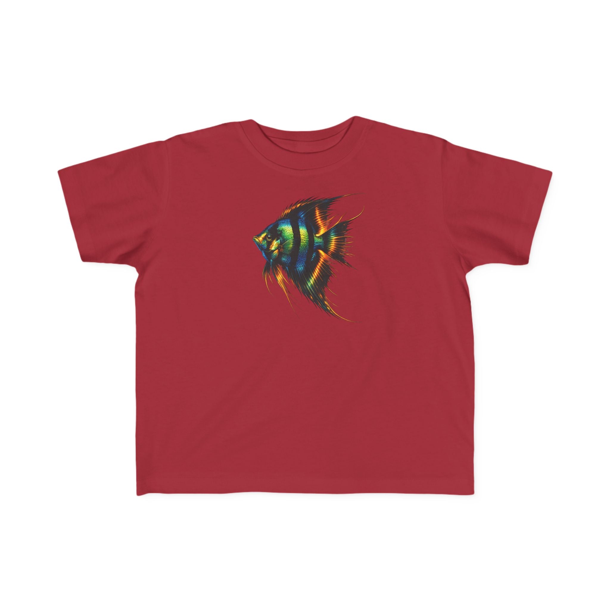 Toddler Fish Tee — Colorful Angelfish Graphic Kids Shirt