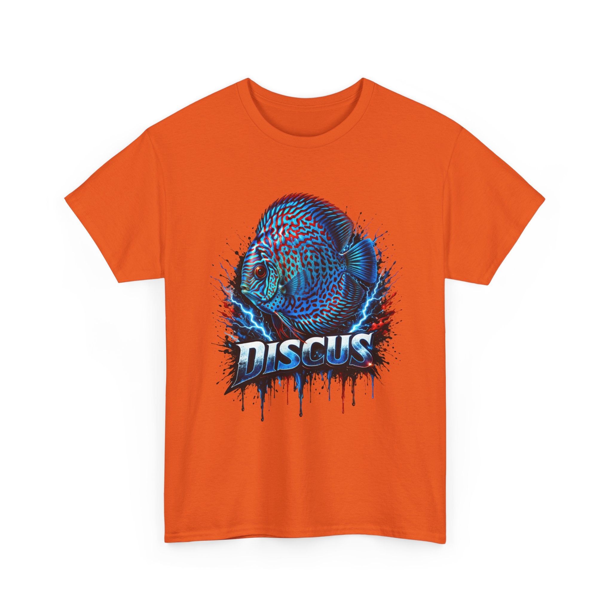 Discus Fish Graphic Tee - Vibrant Aquarium Fish Shirt