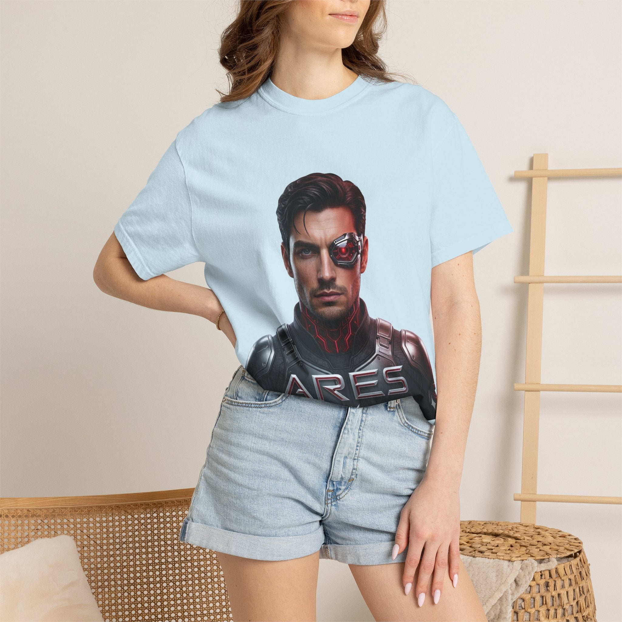 Ares Cyborg Portrait T-Shirt