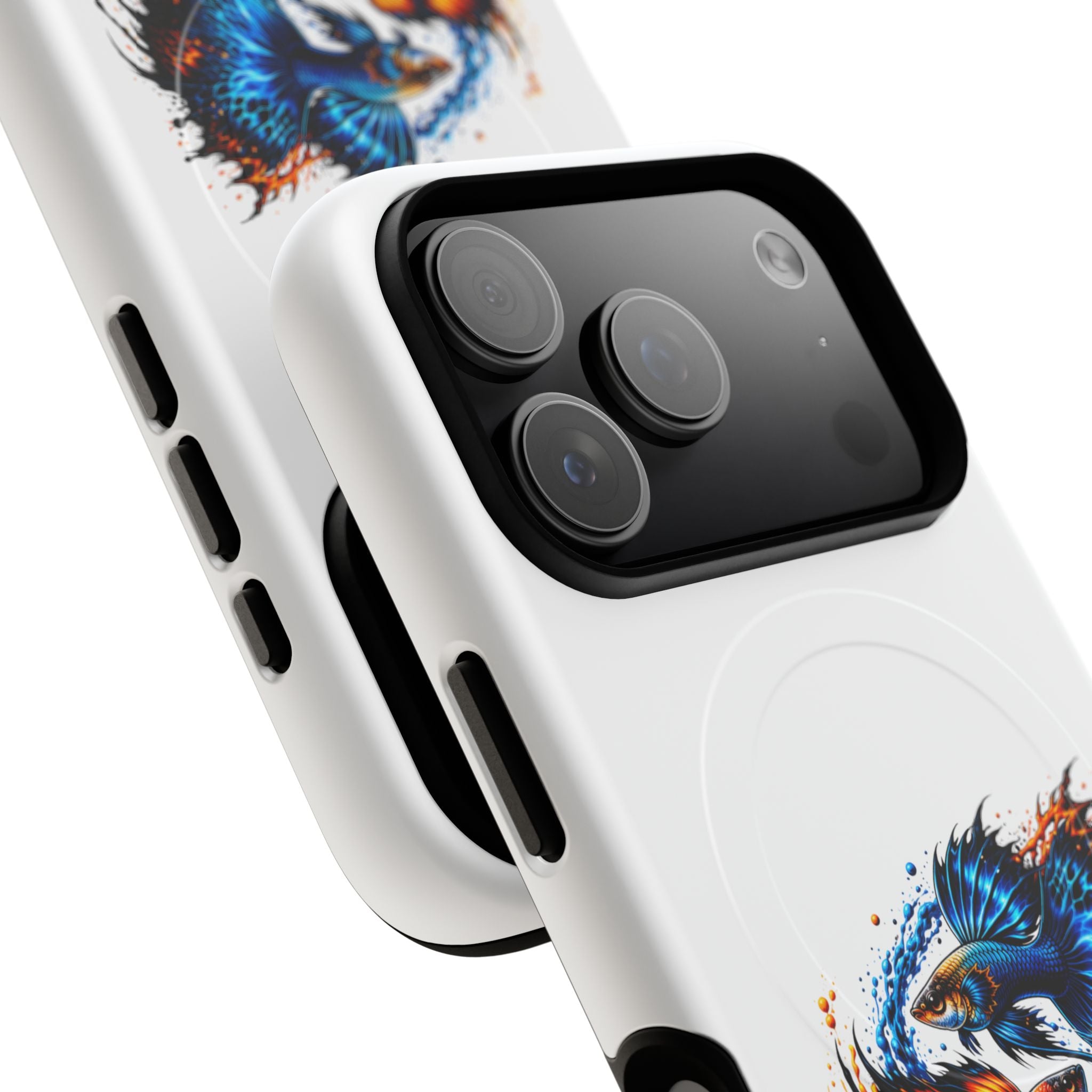 Fire & Ice Guppy – "Neon Flare" Magnetic Impact Case